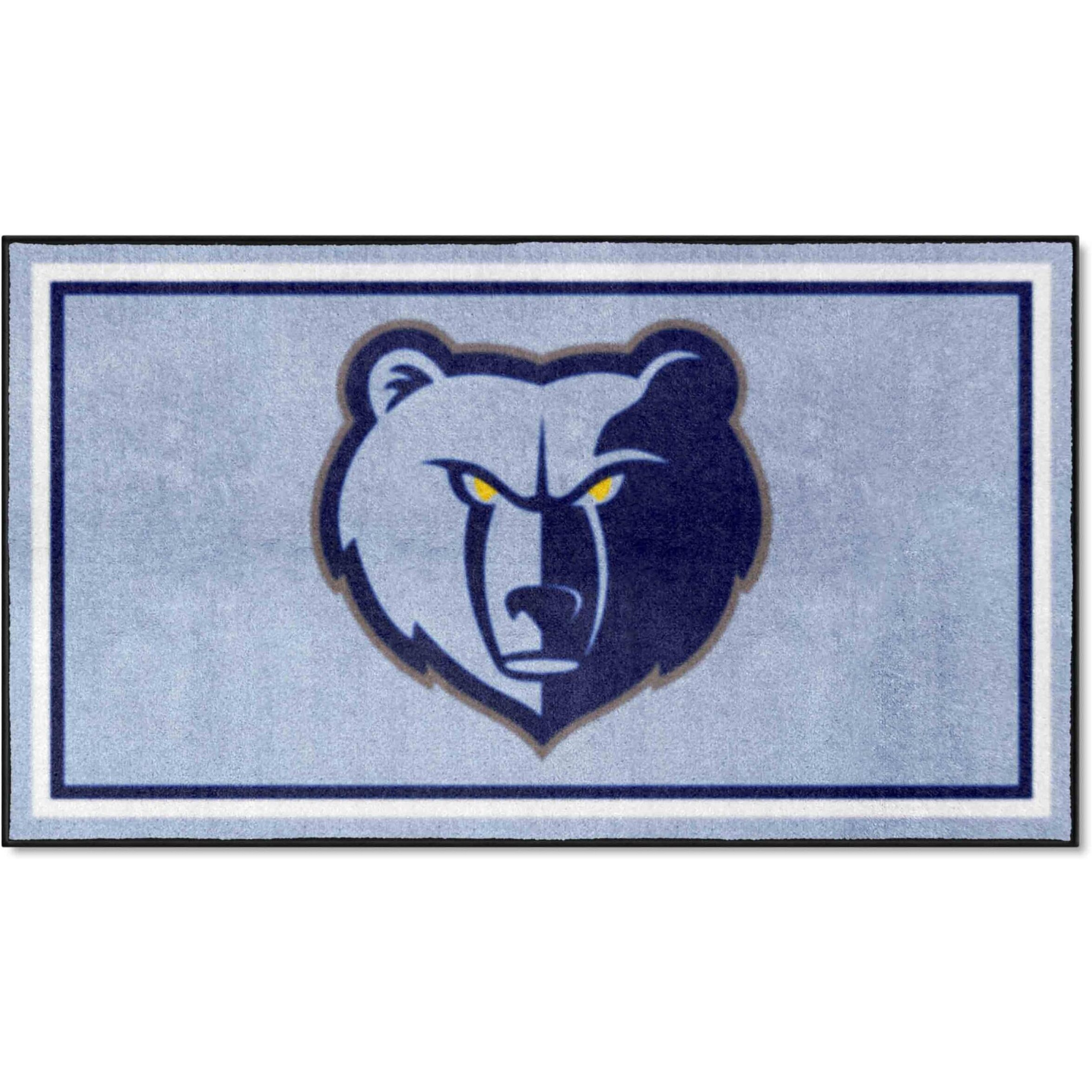 FANMATS 19841 NBA Memphis Grizzlies 3ft. x 5ft. Plush Area Rug | Sports Fan Area Rug, Home Decor Rug and Tailgating Mat