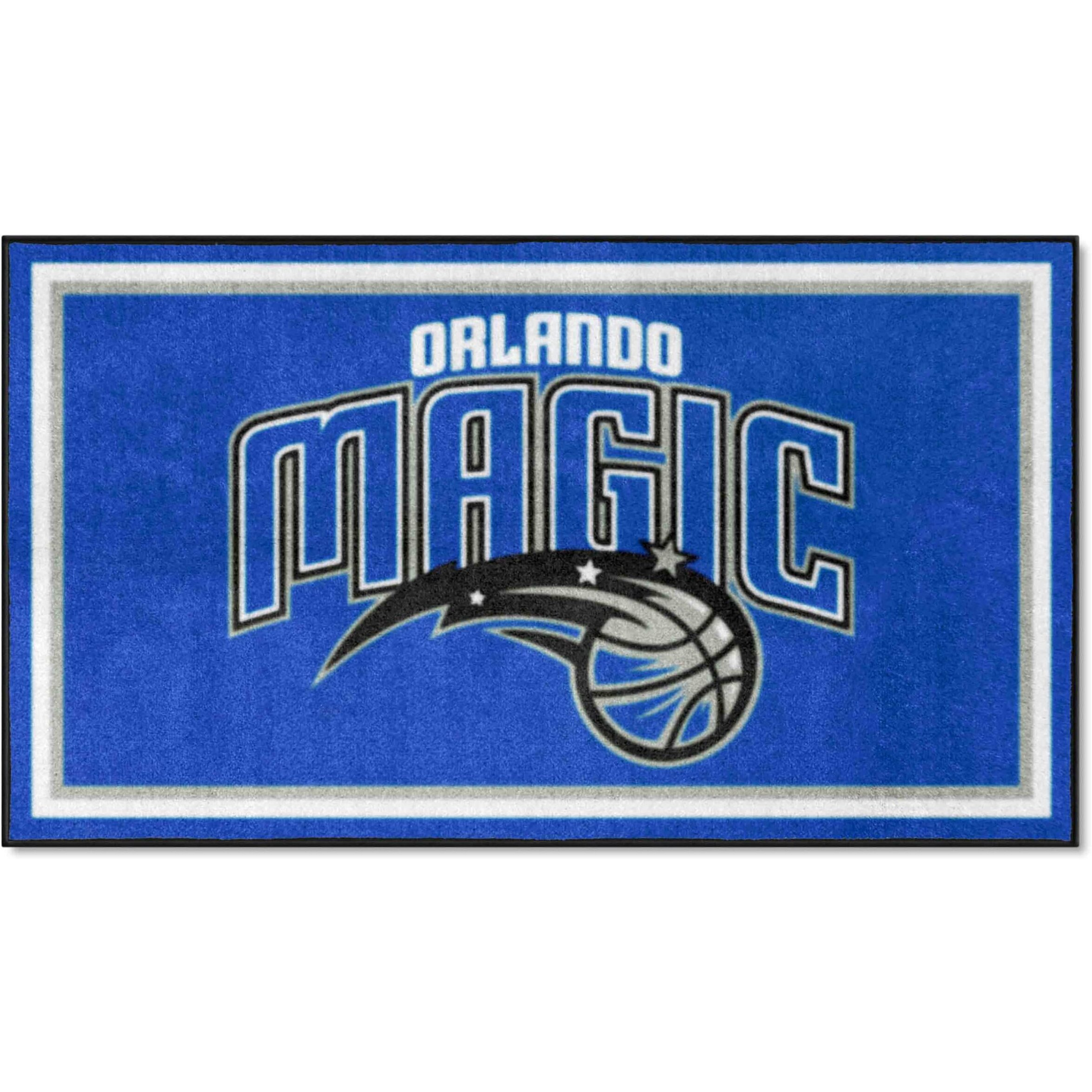 FANMATS 19848 NBA Orlando Magic 3ft. x 5ft. Plush Area Rug | Sports Fan Area Rug, Home Decor Rug and Tailgating Mat