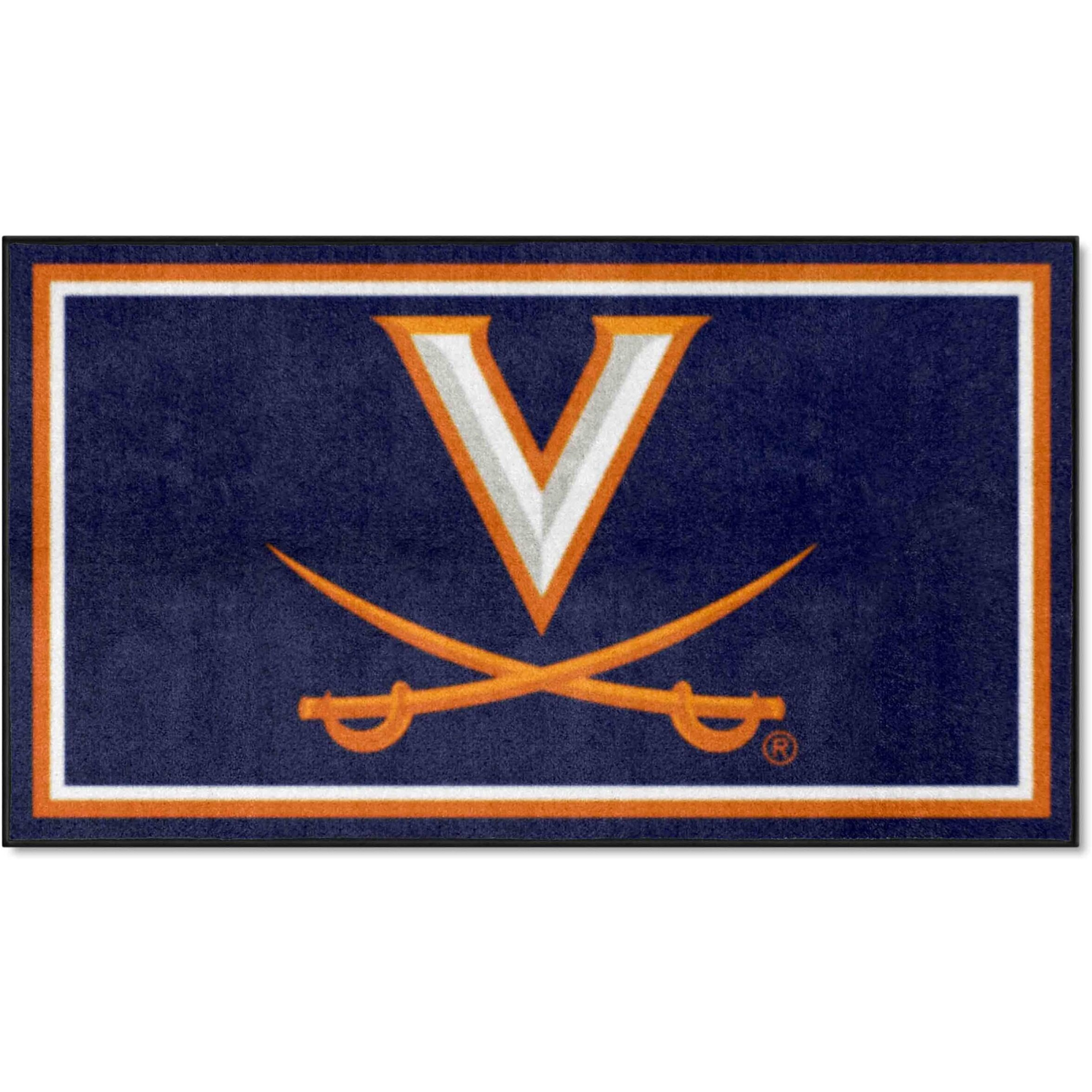 FANMATS 19790 NCAA Virginia Cavaliers 3ft. x 5ft. Plush Area Rug | Sports Fan Area Rug, Home Decor Rug and Tailgating Mat
