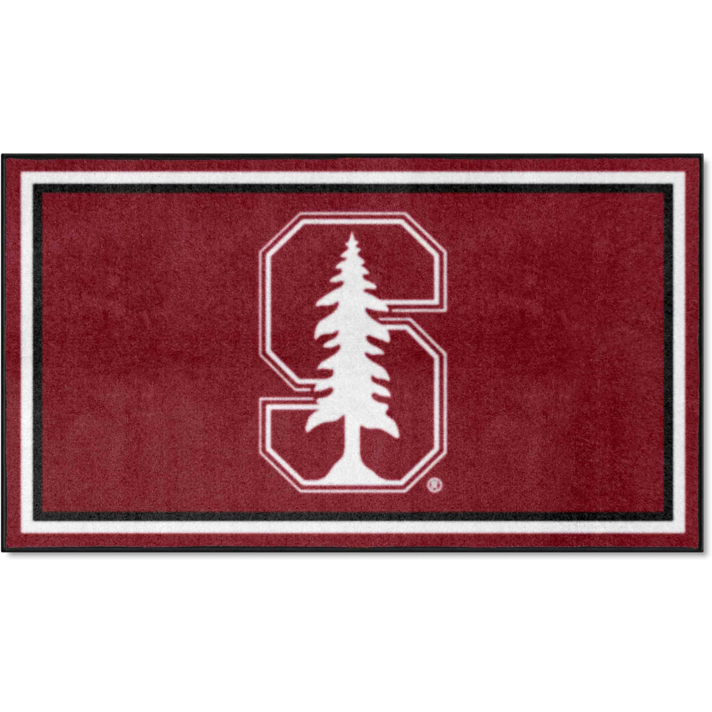 FANMATS 19756 NCAA Stanford Cardinal 3ft. x 5ft. Plush Area Rug | Sports Fan Area Rug, Home Decor Rug and Tailgating Mat