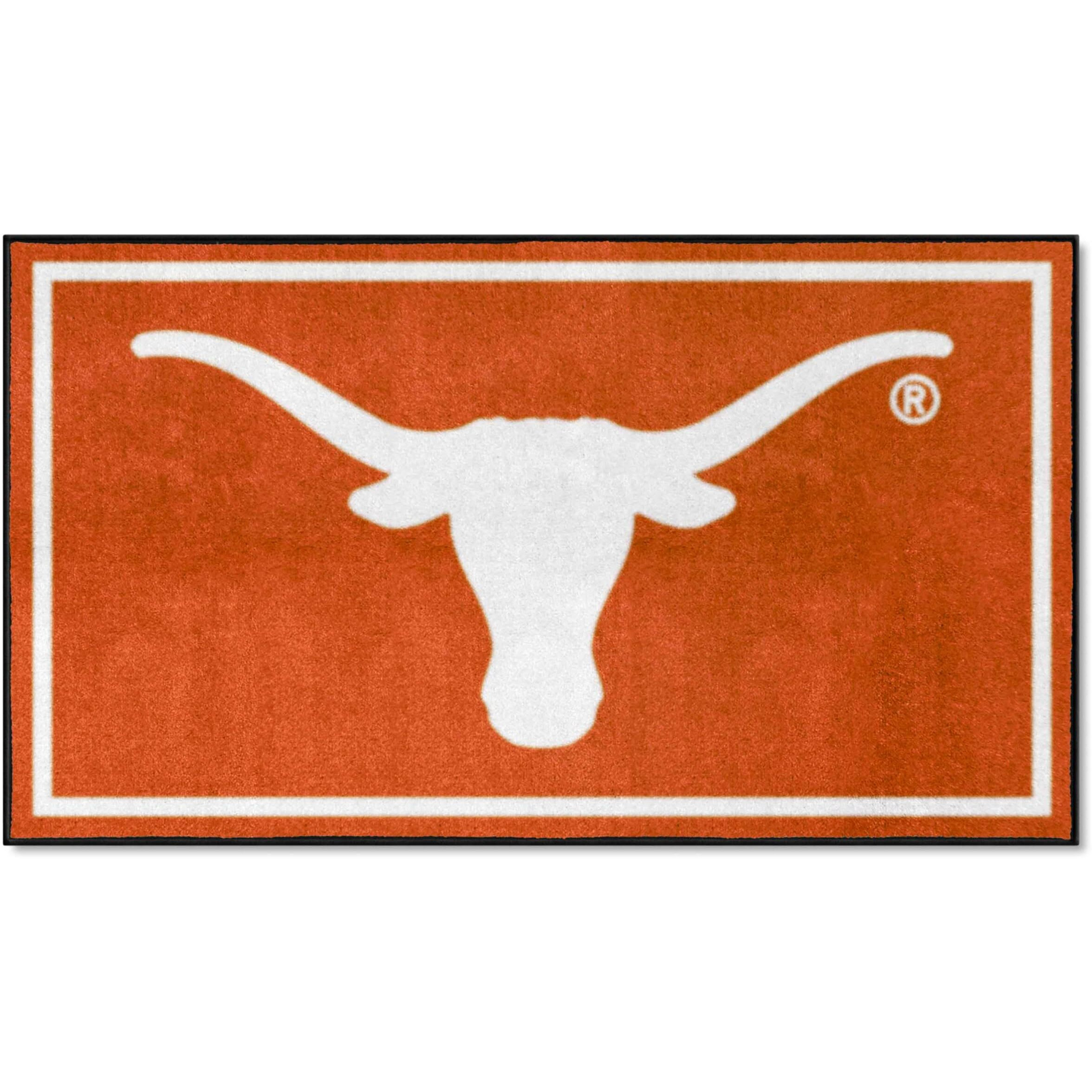 FANMATS 19788 NCAA Texas Longhorns 3ft. x 5ft. Plush Area Rug | Sports Fan Area Rug, Home Decor Rug and Tailgating Mat