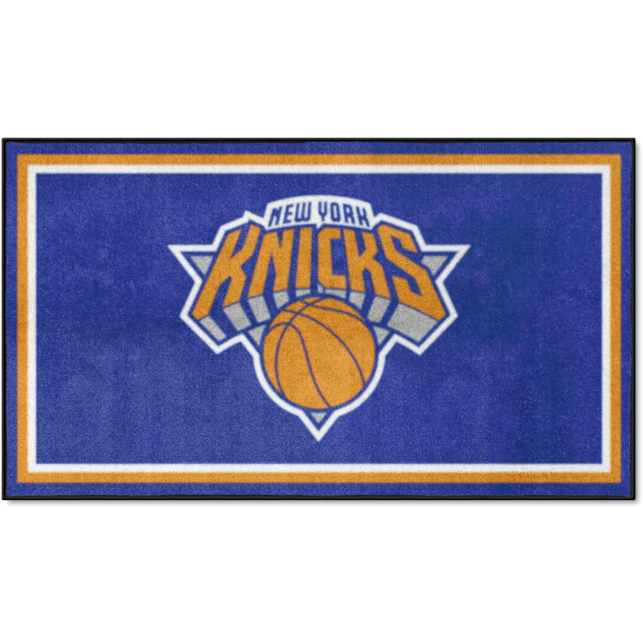 FANMATS 19846 NBA New York Knicks 3ft. x 5ft. Plush Area Rug | Sports Fan Area Rug, Home Decor Rug and Tailgating Mat