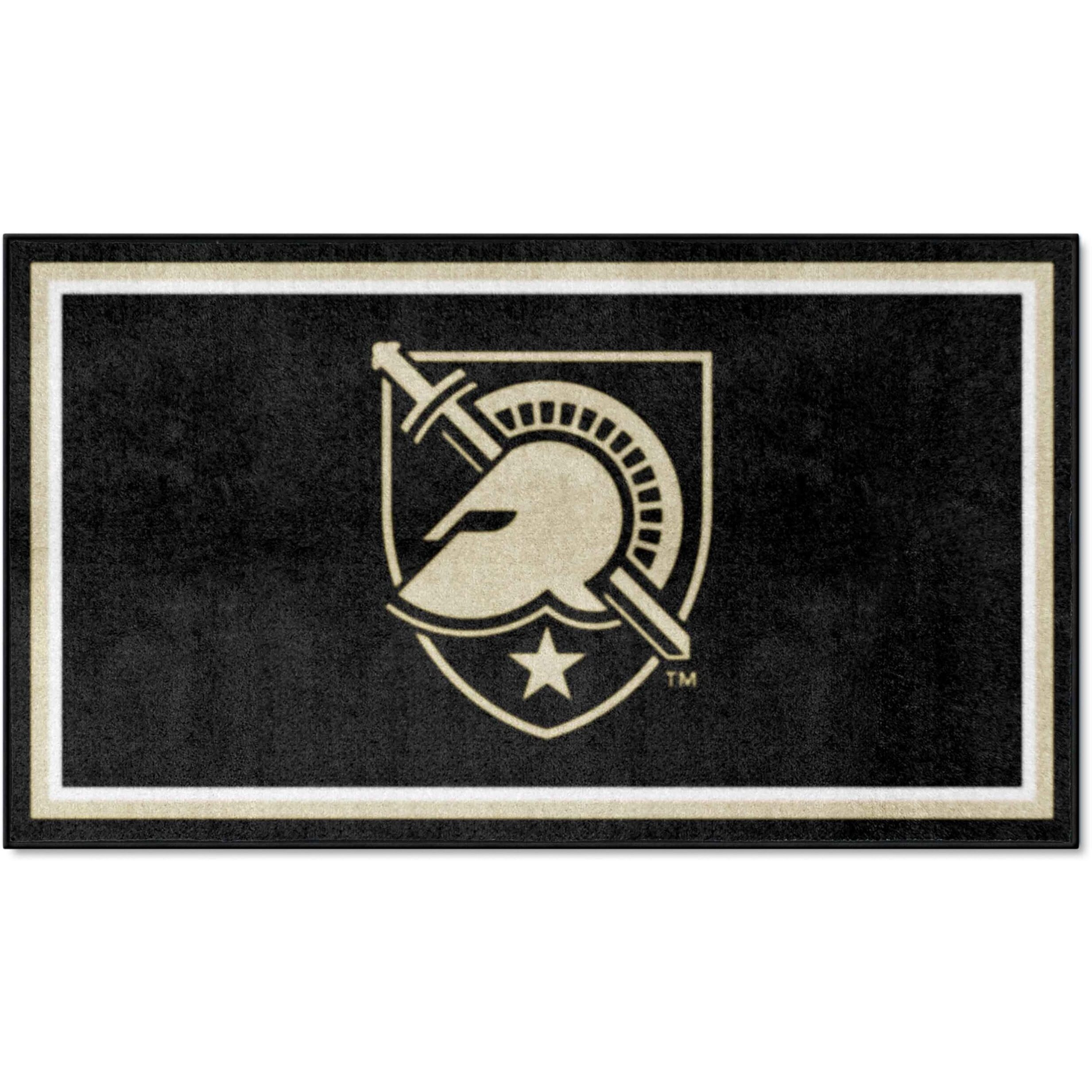 FANMATS 19760 NCAA Army West Point Black Knights 3ft. x 5ft. Plush Area Rug | Sports Fan Area Rug, Home Decor Rug and Tailgating Mat
