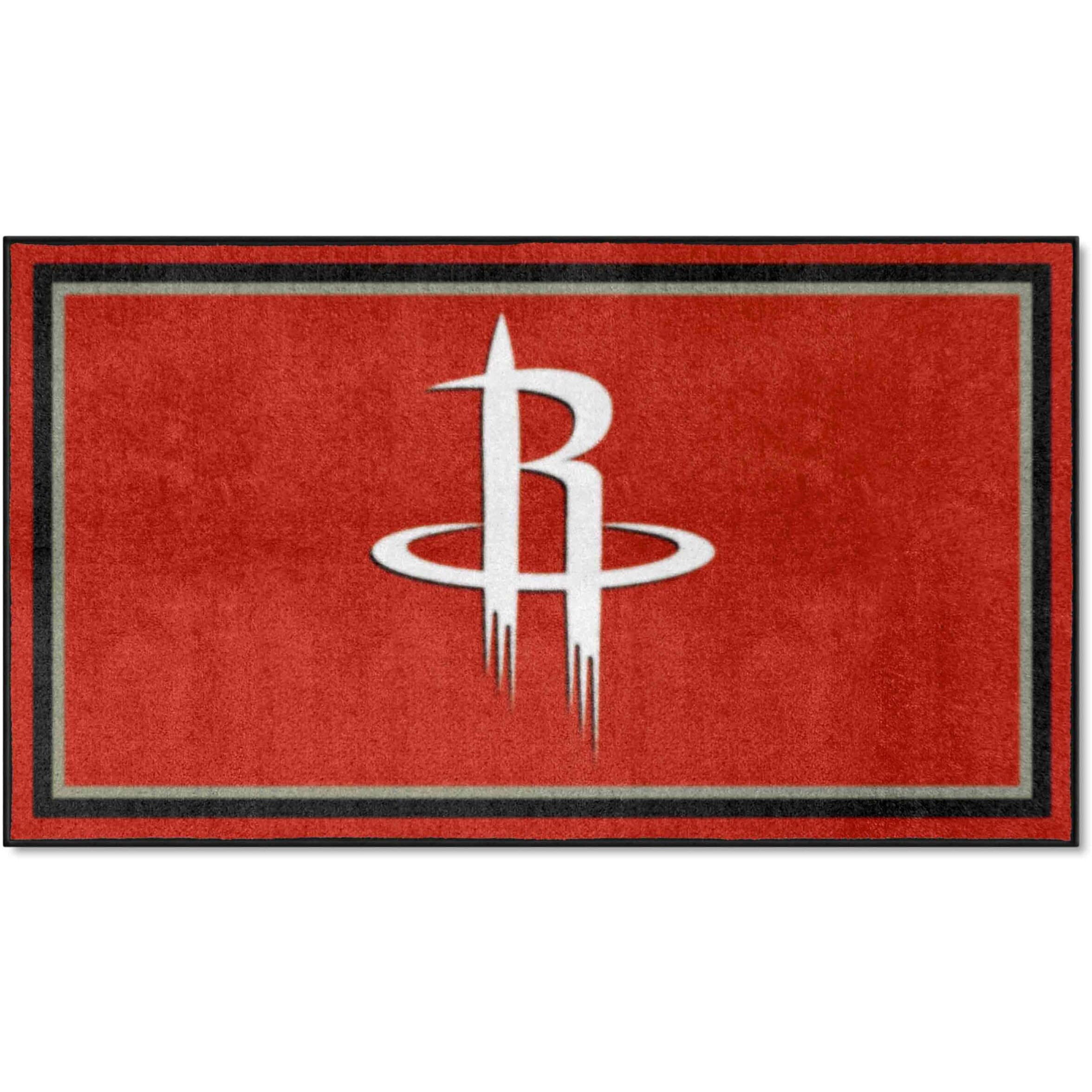 FANMATS 19837 NBA Houston Rockets 3ft. x 5ft. Plush Area Rug | Sports Fan Area Rug, Home Decor Rug and Tailgating Mat