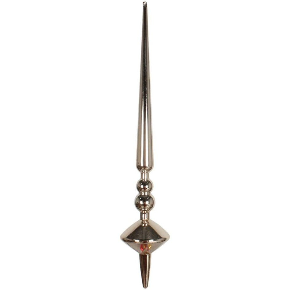18" Cafe Latte Shiny Cupola Finial 2/Bag