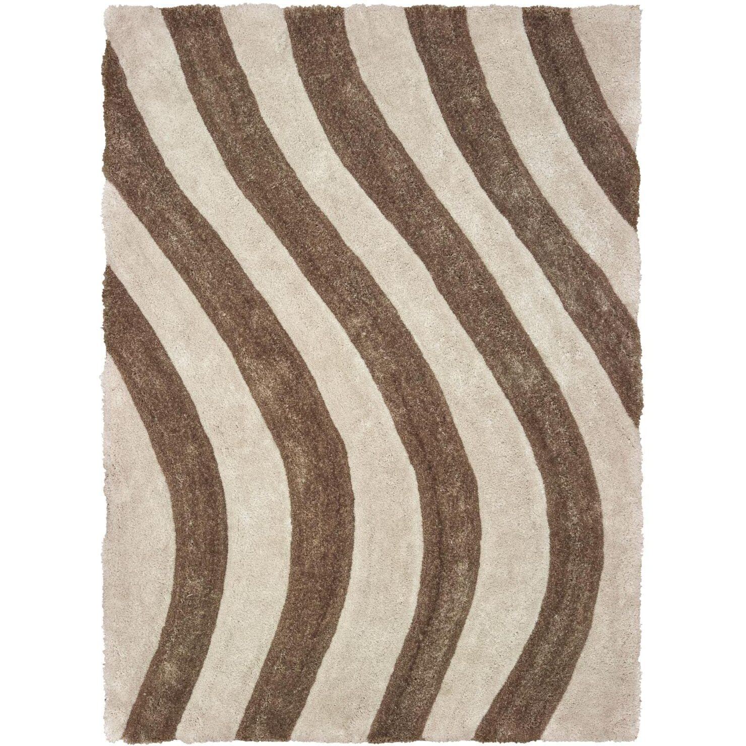 United Weavers Finesse Streamer Beige Area Rug 5'3" X 7'2"