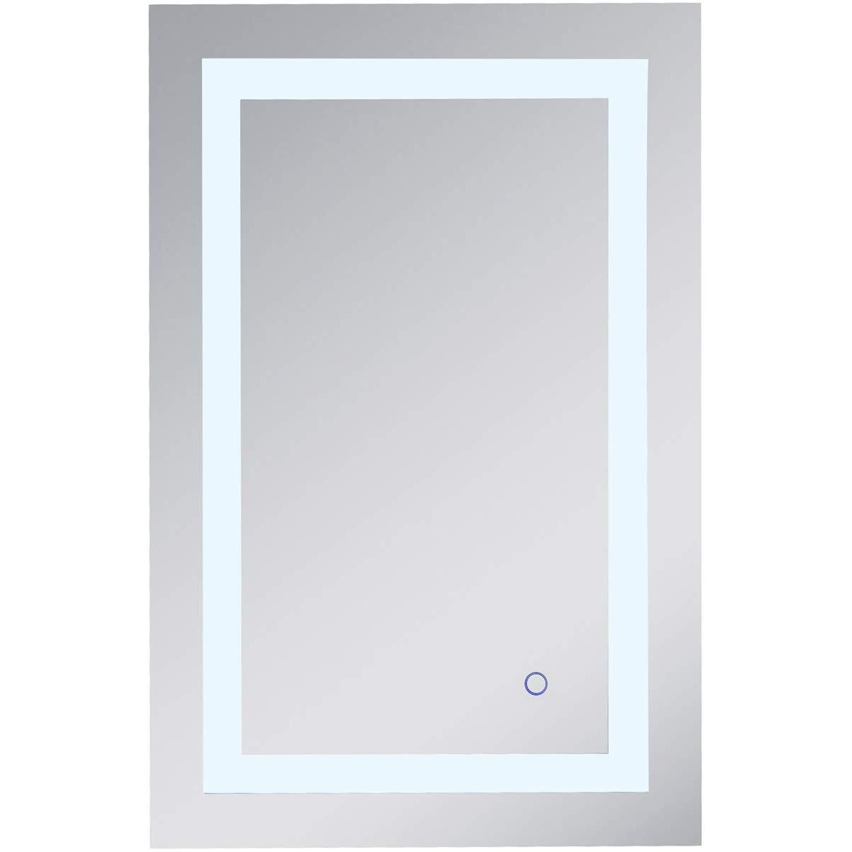 Elegant Decor Helios 30" x 20" Hardwired LED Bathroom Mirror with Touch Sensor