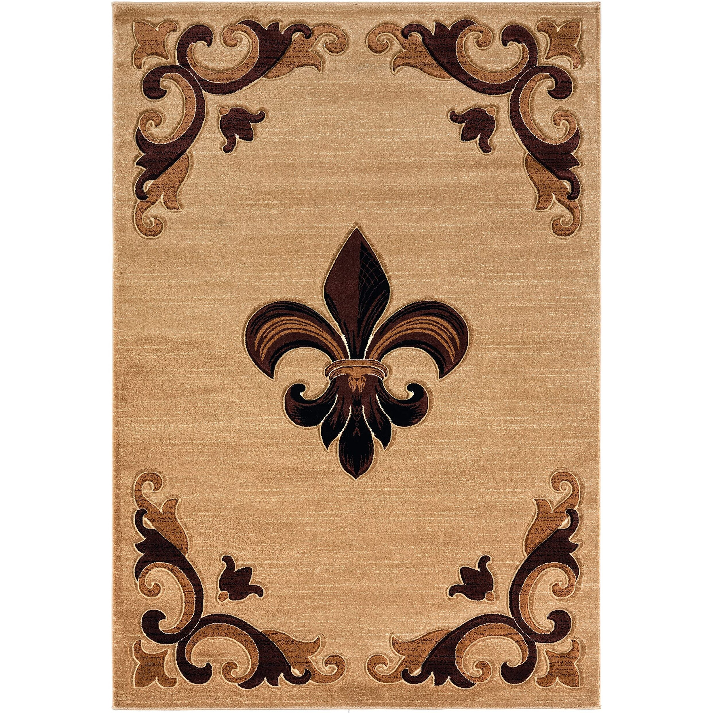 United Weavers of America Bristol Barnsley Beige Area Rug, 7'10" x 10'6"