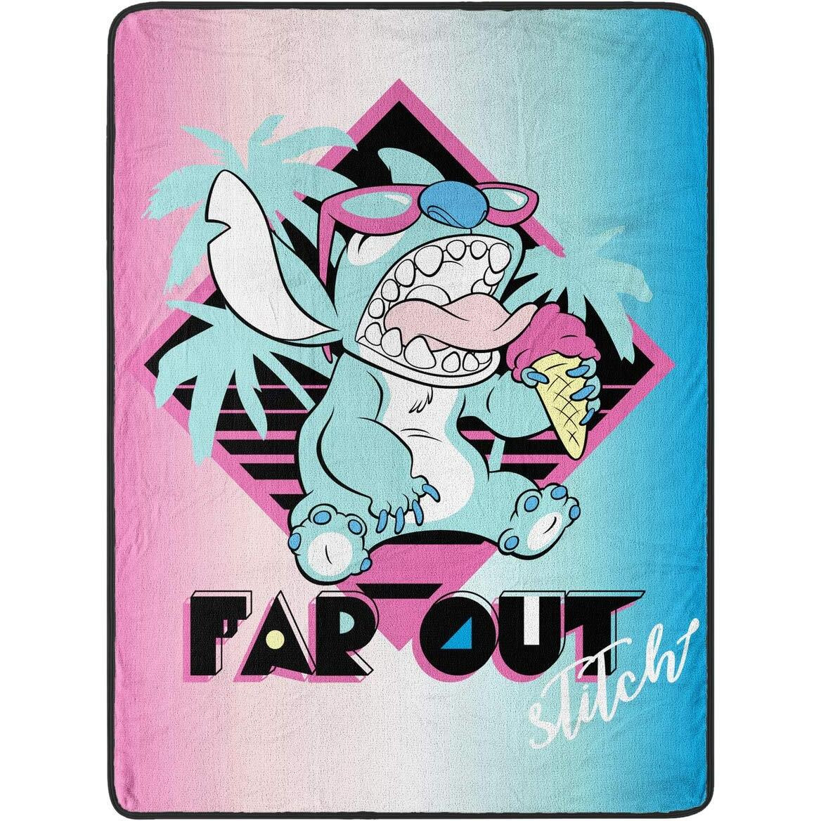 Lilo & Stitch, &quotFar Out Stitch" Micro Raschel Throw Blanket