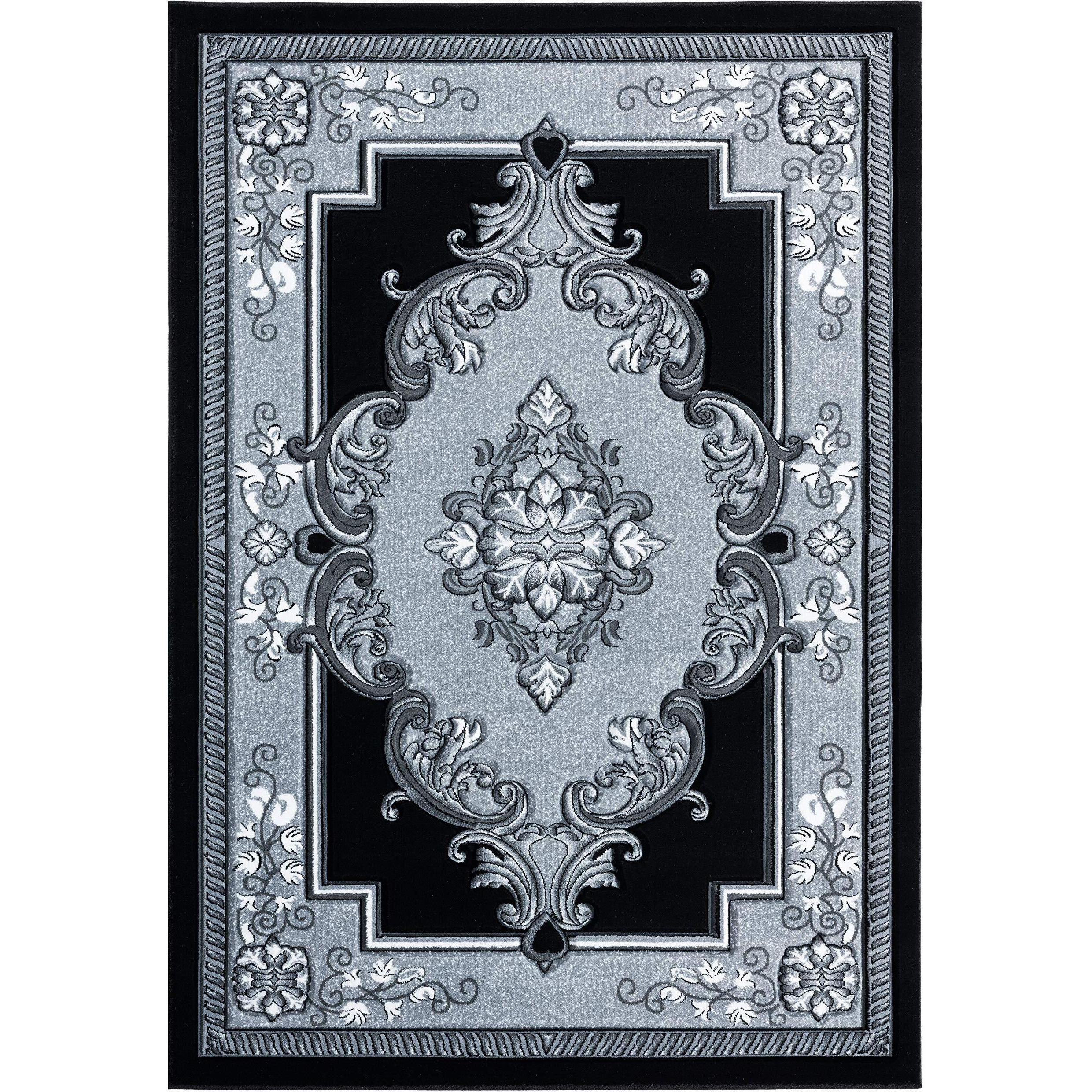 United Weavers of America Bristol Fallon Silver Area Rug, 7'10" x 10'6"