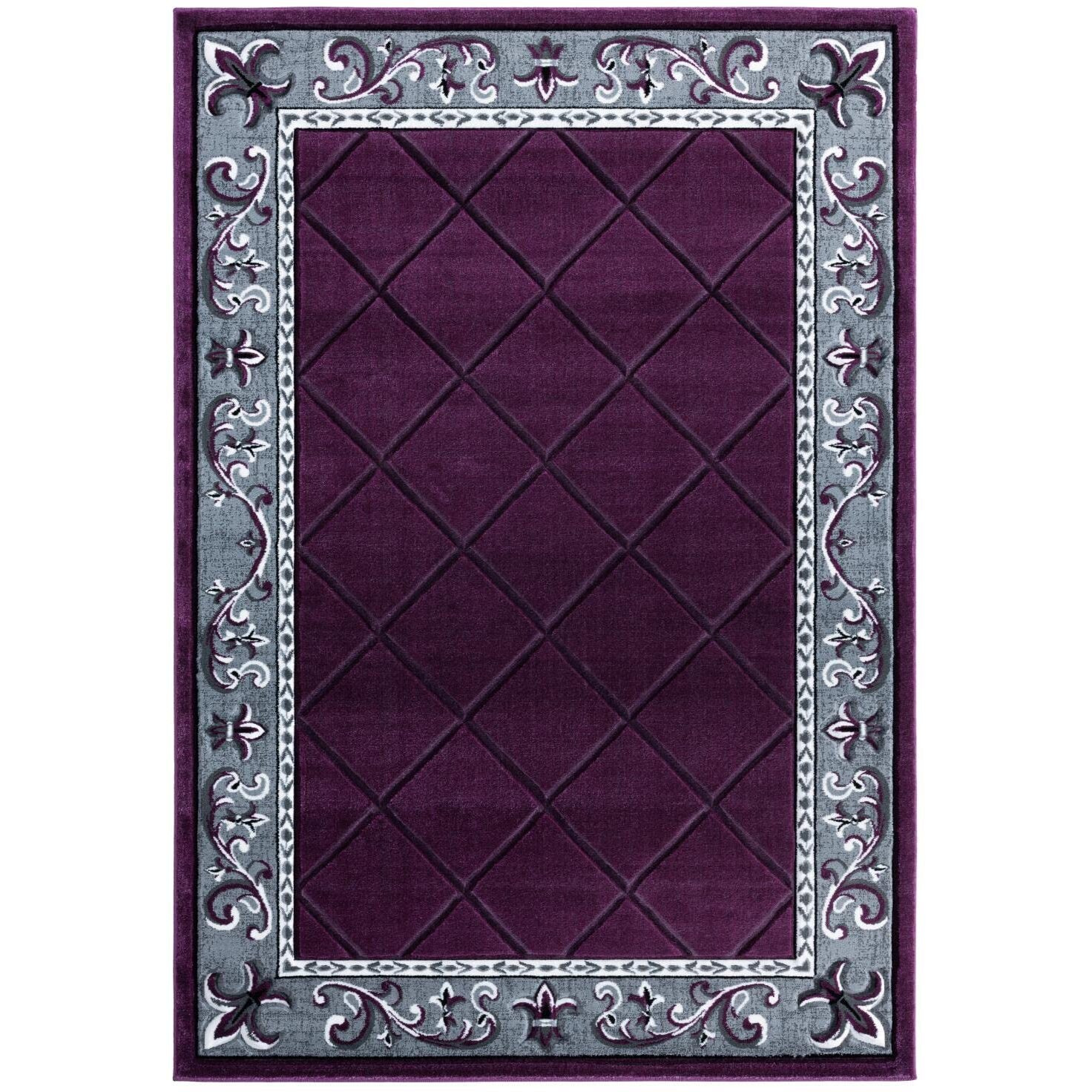 United Weavers of America Bristol Altamont Plum Runner Rug, 2'7" x 7'4"