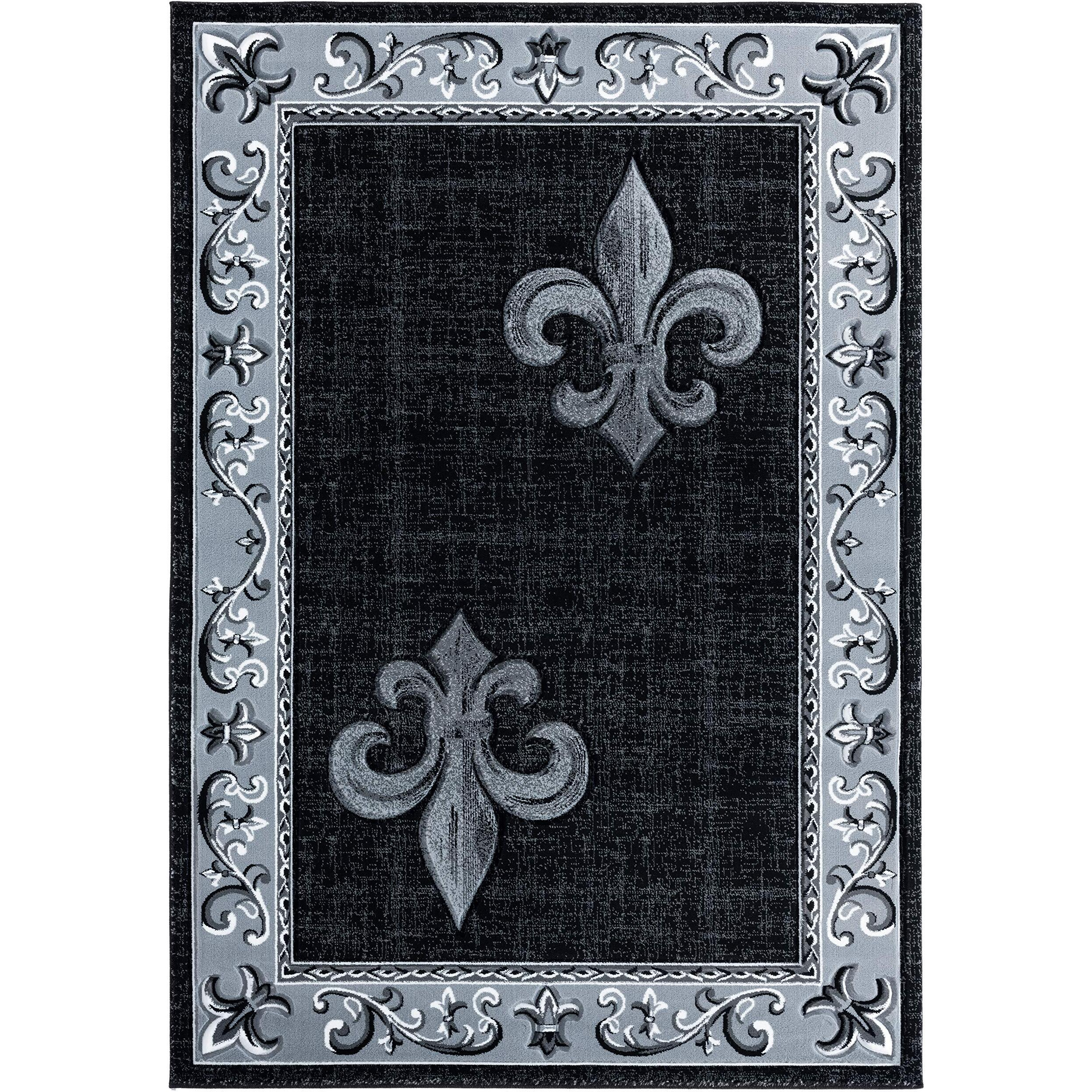 United Weavers of America Bristol Lilium Grey Mat Rug, 2'7" x 4'2"
