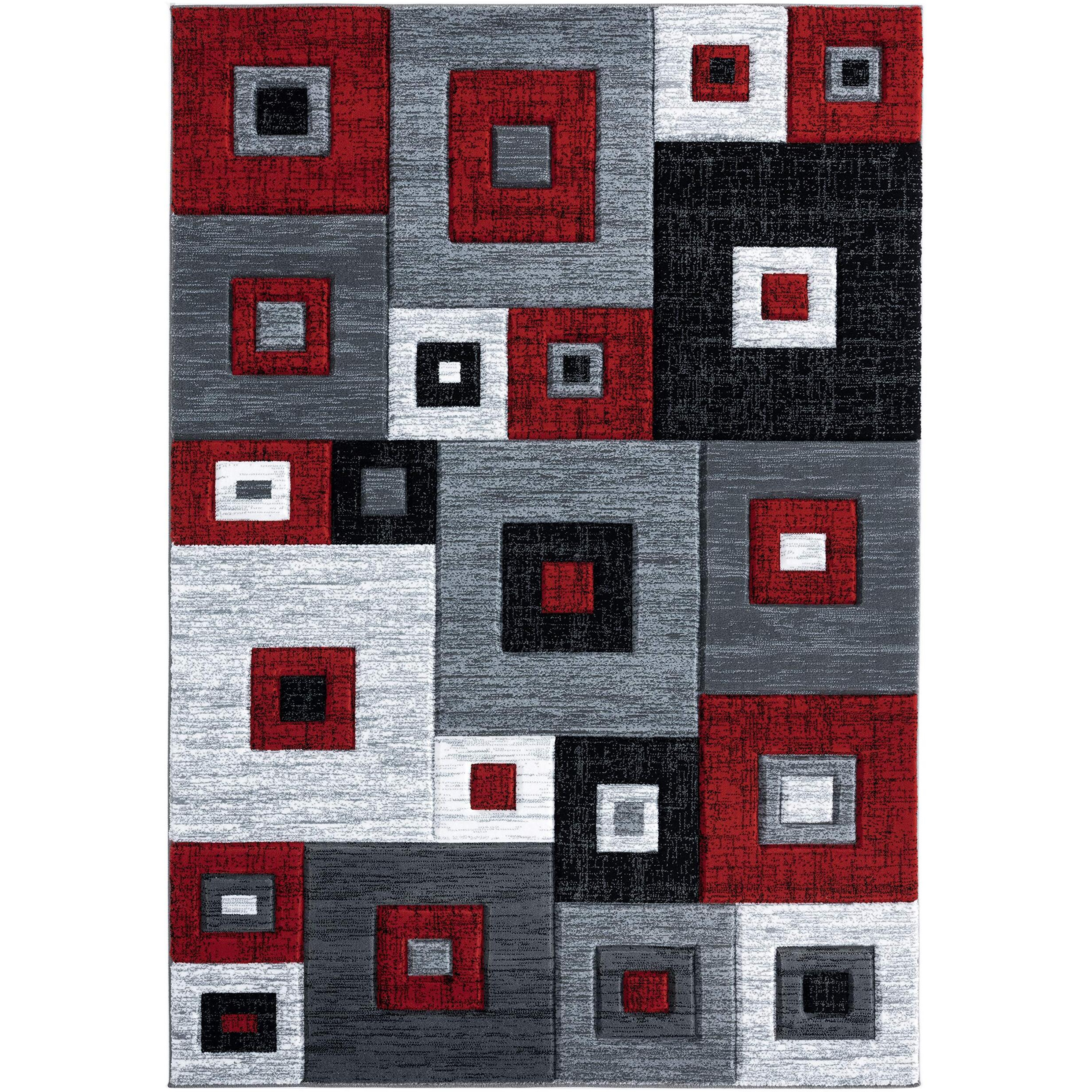United Weavers of America Bristol Cicero Red Runner Rug, 2'7" x 7'4"