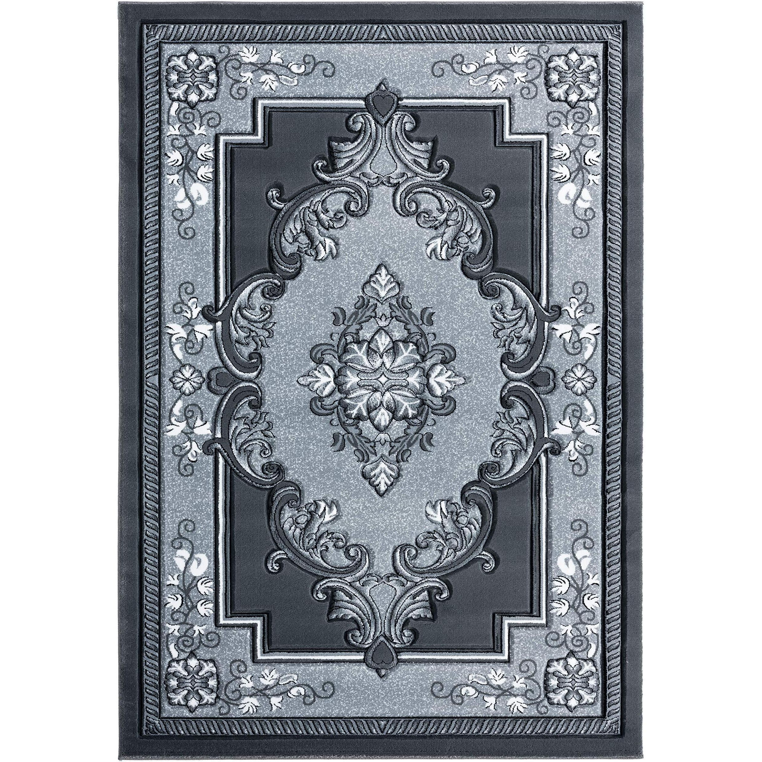 United Weavers of America Bristol Fallon Grey Accent Rug, 1'10" x 2'8"