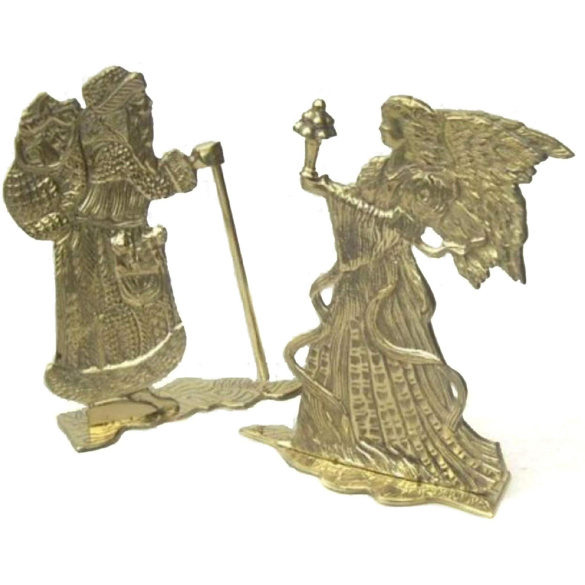 Santa And Angle Set - Set of 2