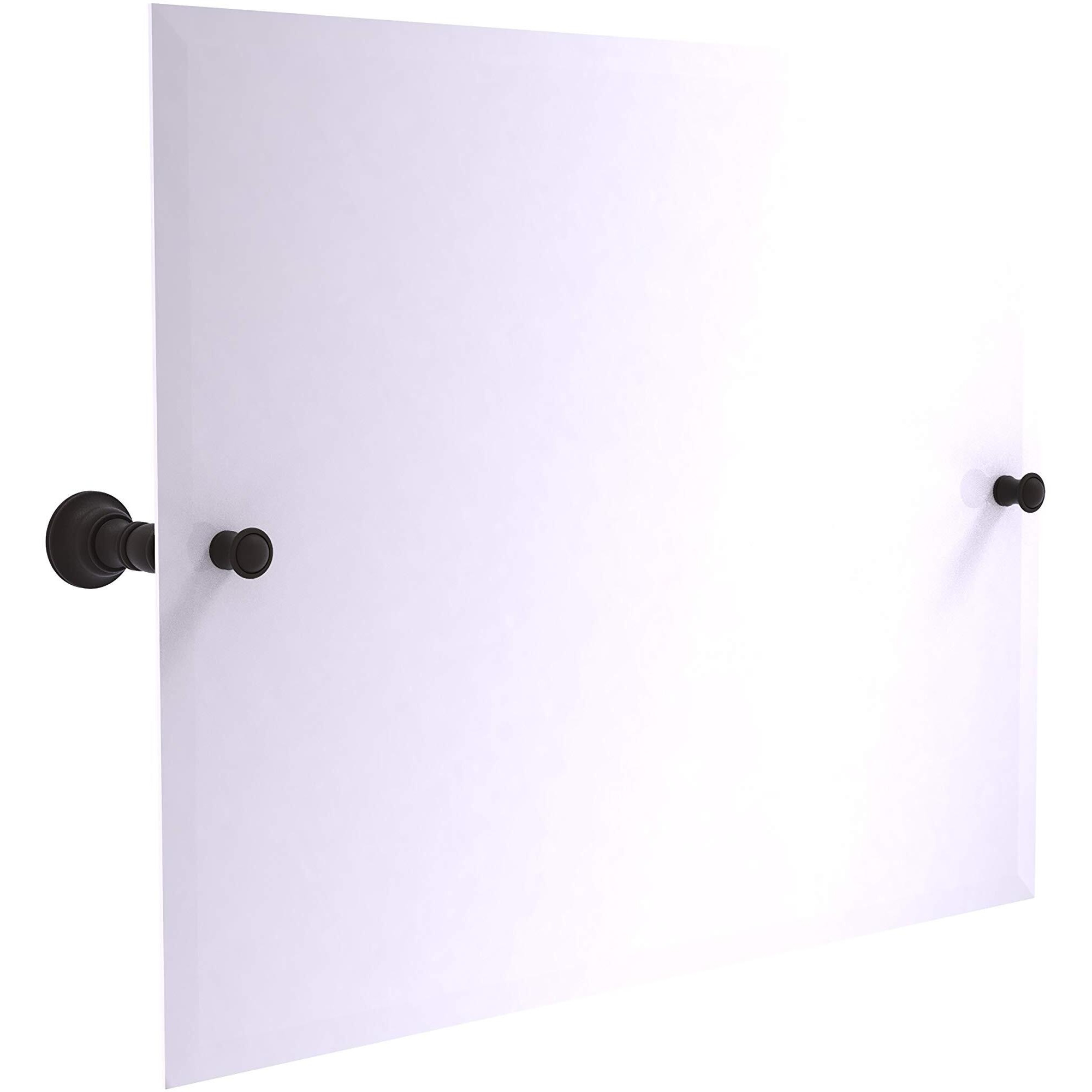 Allied Brass Carolina Collection Frameless Landscape Rectangular Tilt Beveled Edge Wall Mirror, Oil Rubbed Bronze