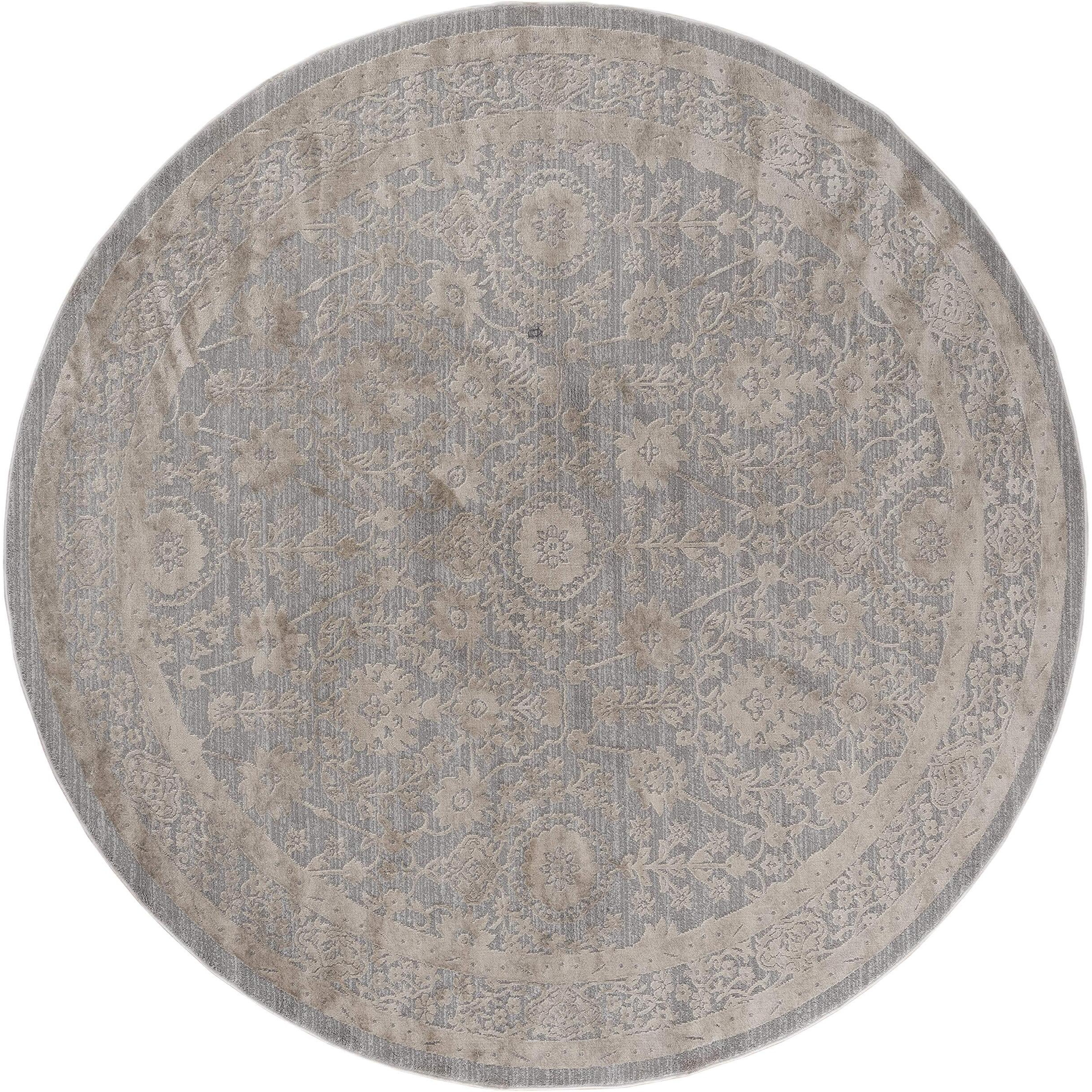 United Weavers Cascades Shasta Beige Classic Round Rug 7'10" RD