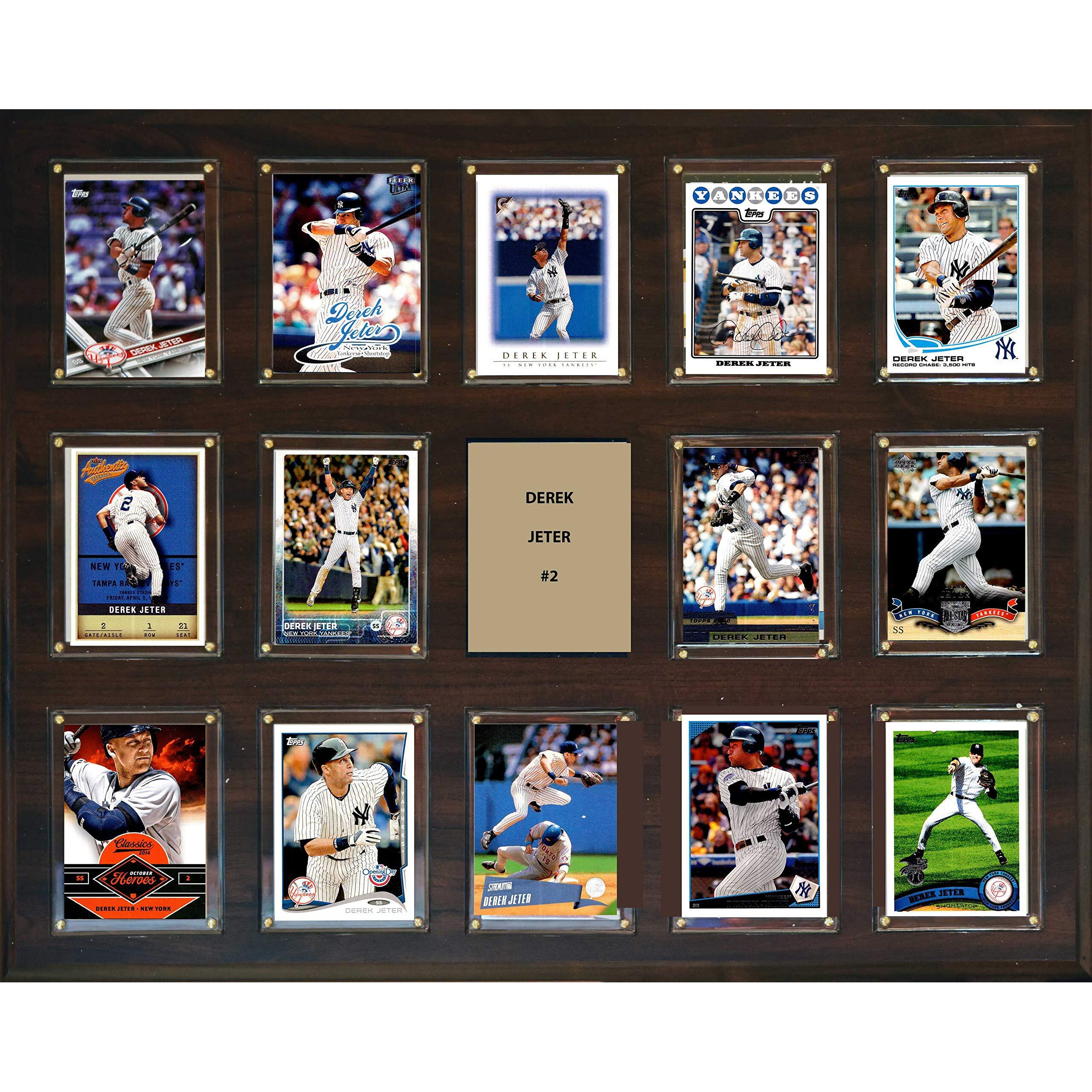 C&I Collectables MLB New York Yankees Plaque, Brown, 16&quotx20"