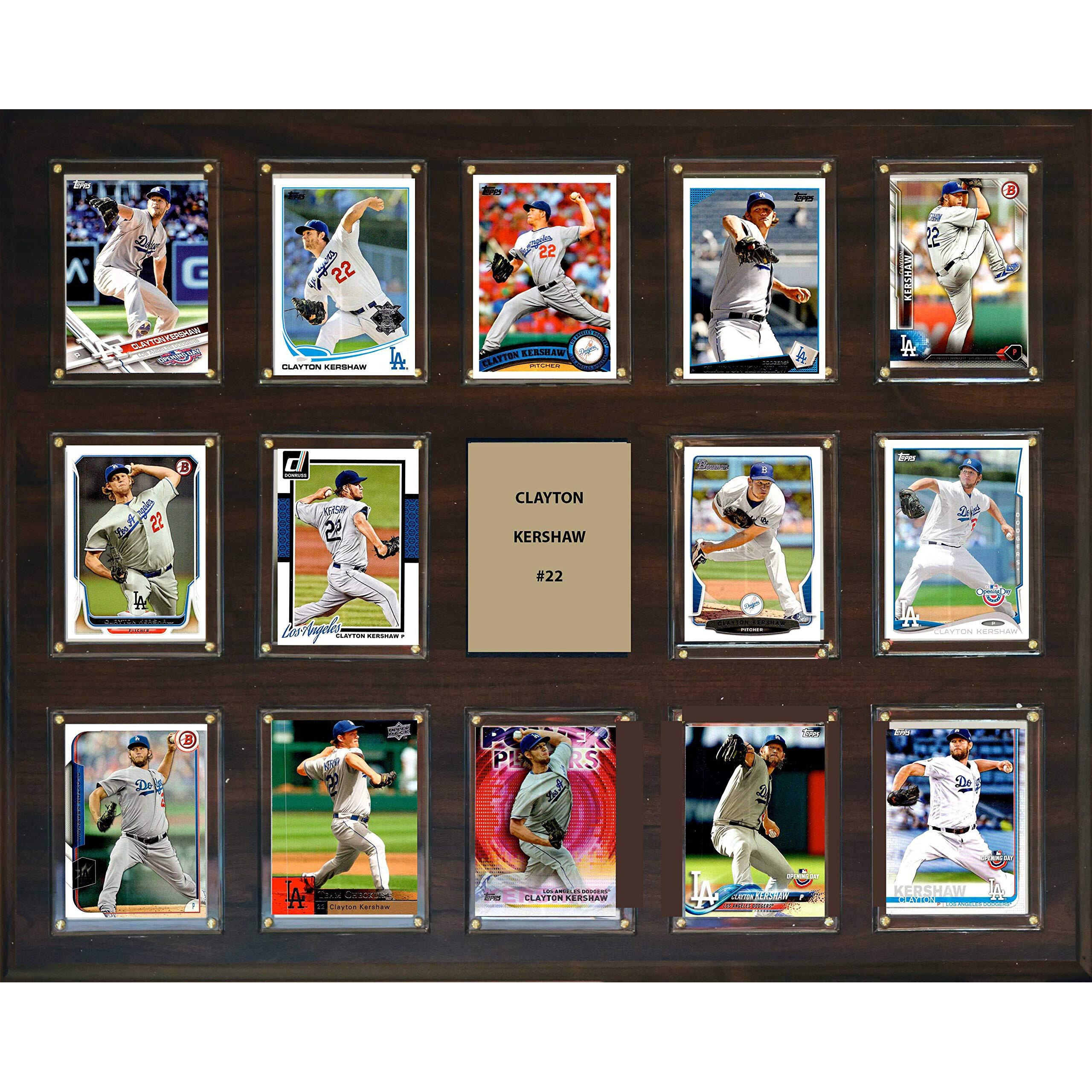 C&I Collectables MLB Los Angeles Dodgers Plaque, Brown, 16&quotx20"