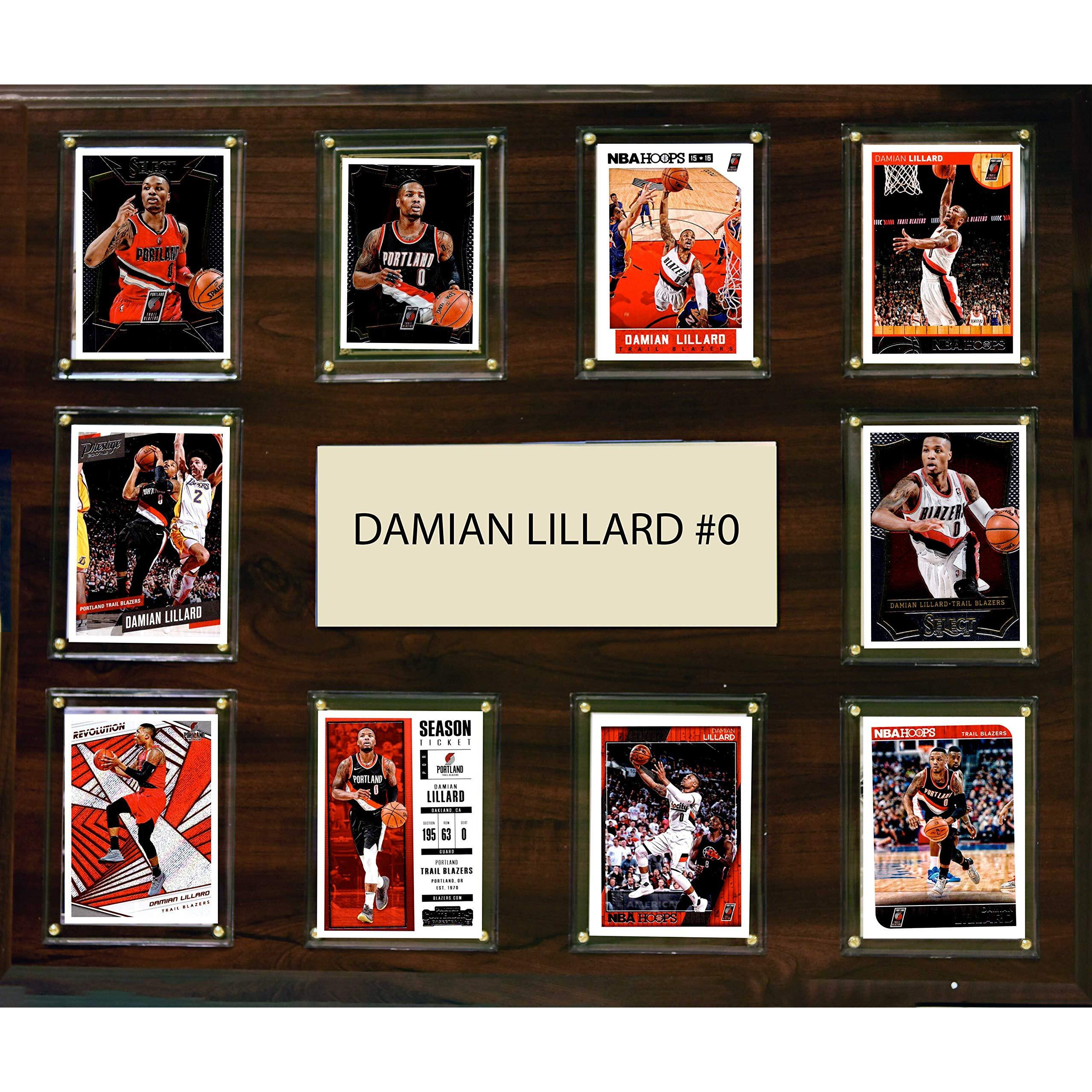 C & I Collectibles NBA 15&quotx18" Damian Lillard Portland Trailblazers Player Plaque