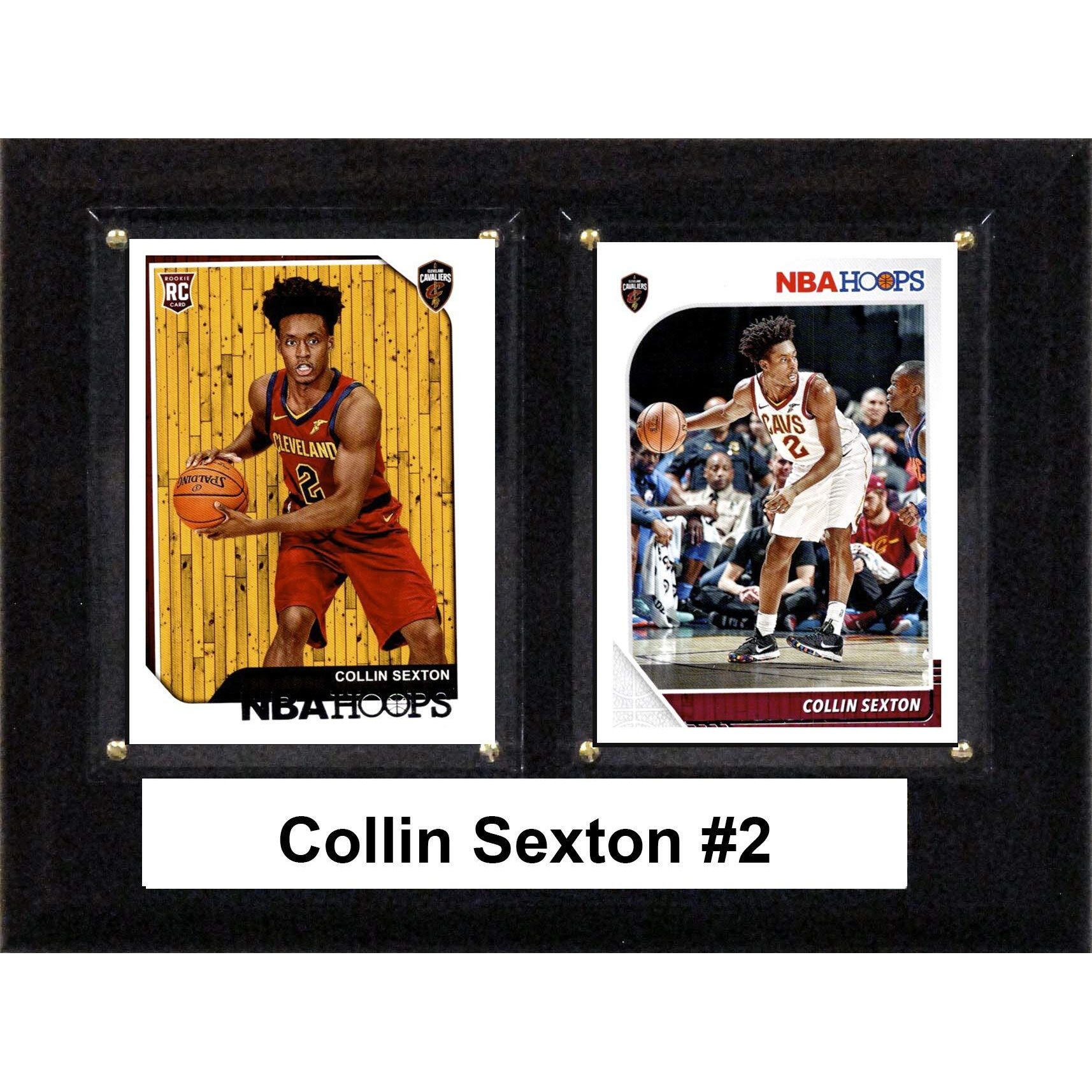 C & I Collectibles NBA 6&quotx8" Collin Sexton Cleveland Cavaliers Two Card Plaque