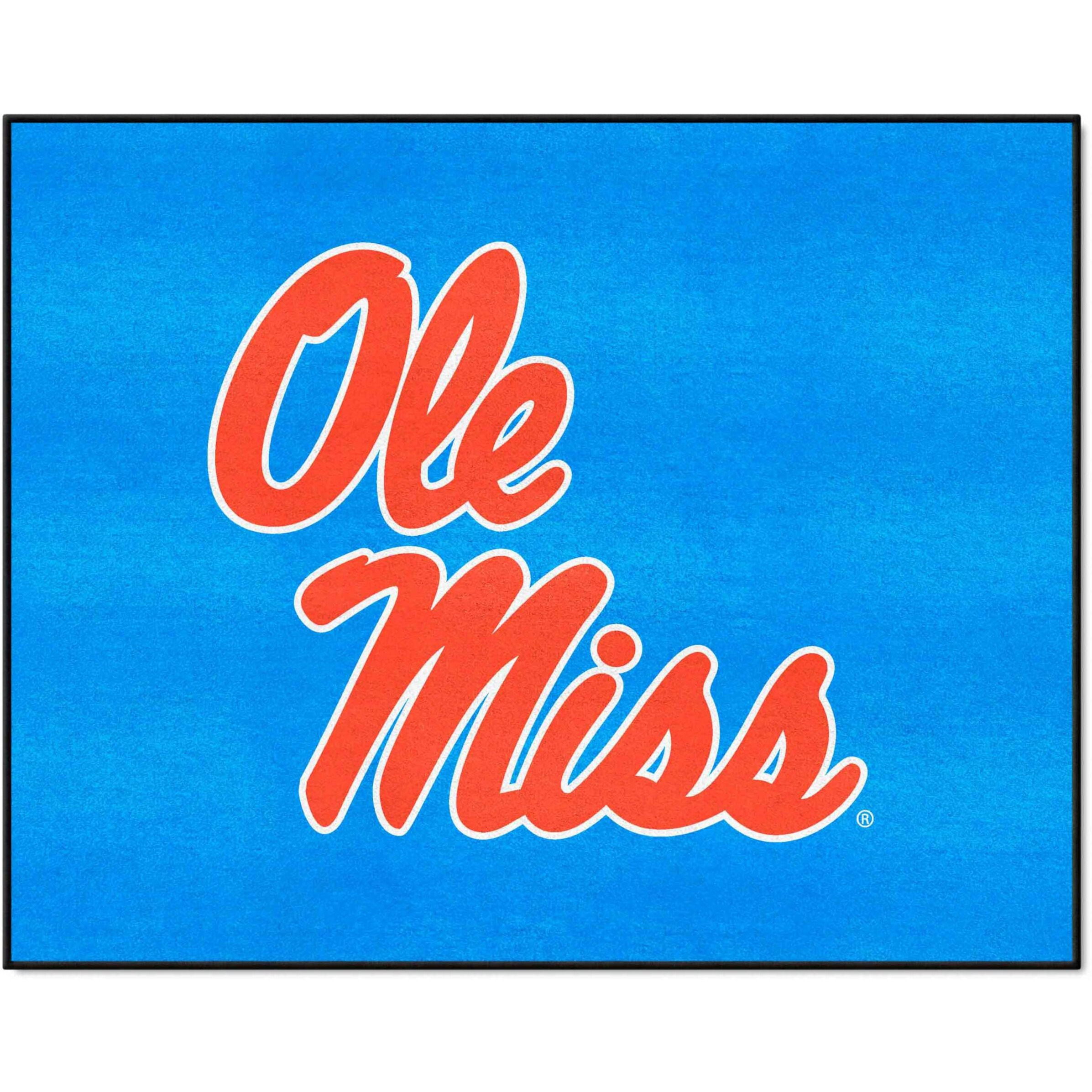 FANMATS 27219 Ole Miss Rebels All-Star Rug - 34 in. x 42.5 in. Sports Fan Area Rug, Home Decor Rug and Tailgating Mat