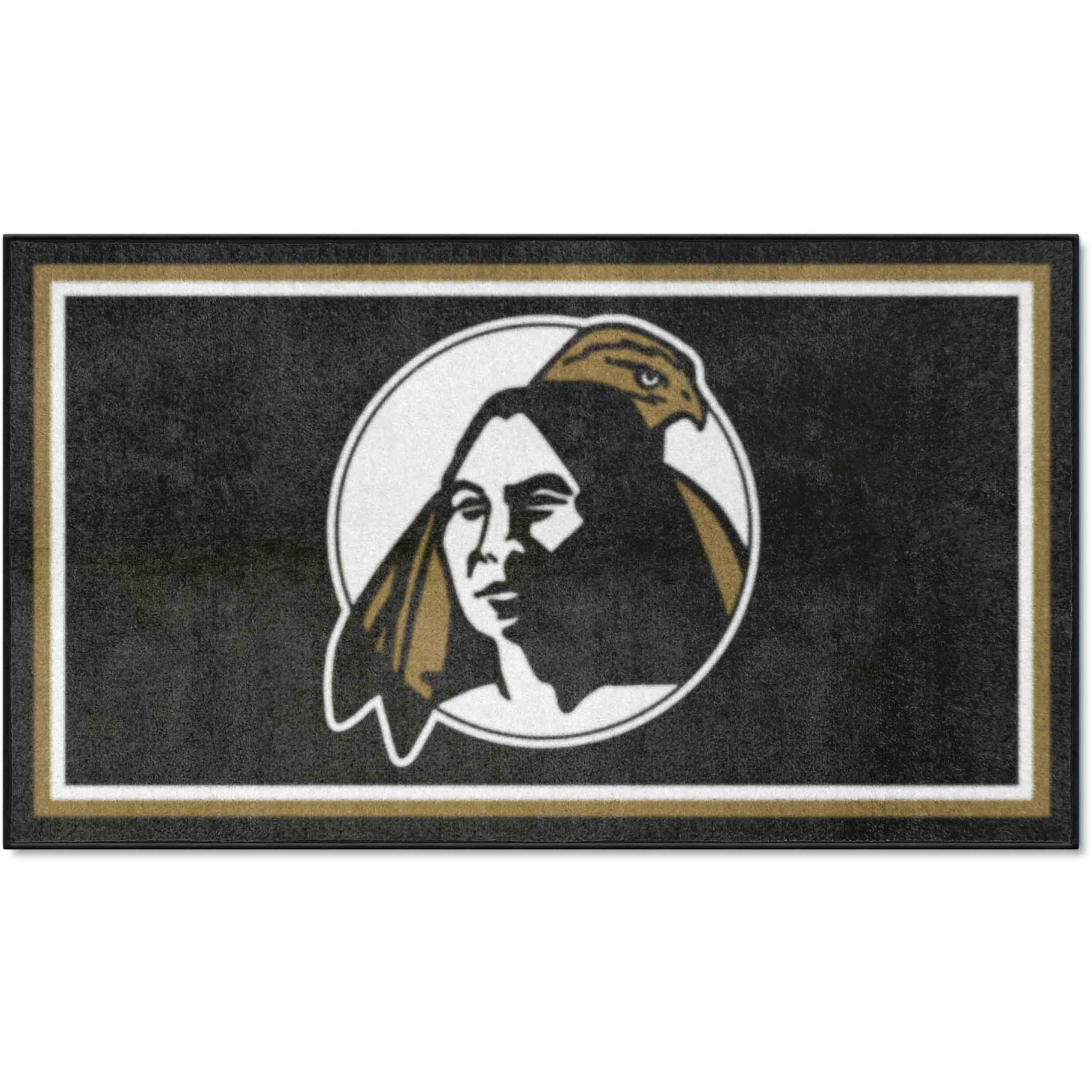 FANMATS 28240 NCAA UNC Pembroke Braves 3ft. x 5ft. Plush Area Rug | Sports Fan Area Rug, Home Decor Rug and Tailgating Mat