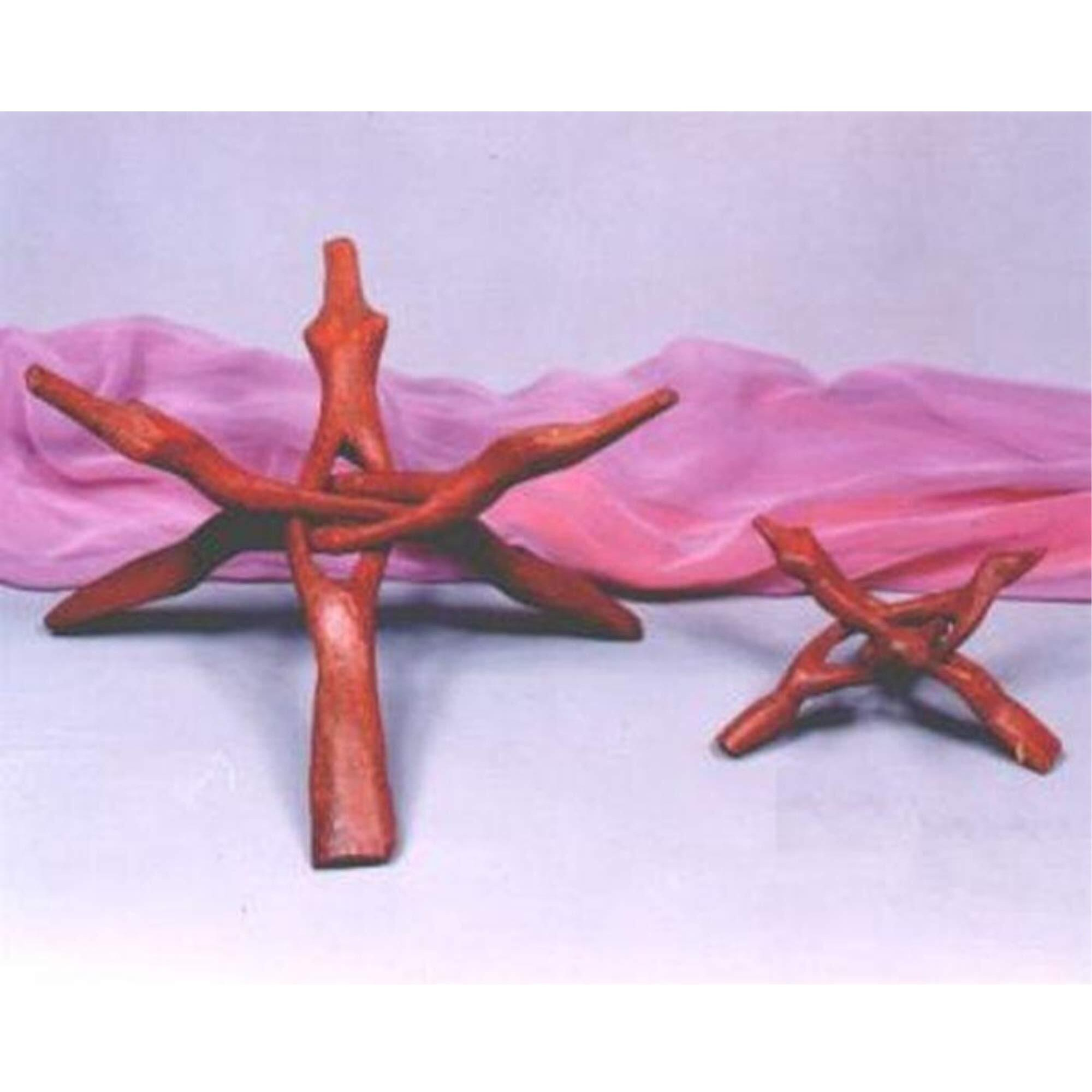 INDIA OVERSEAS TRADING CORP Wooden Snake Stand 9"