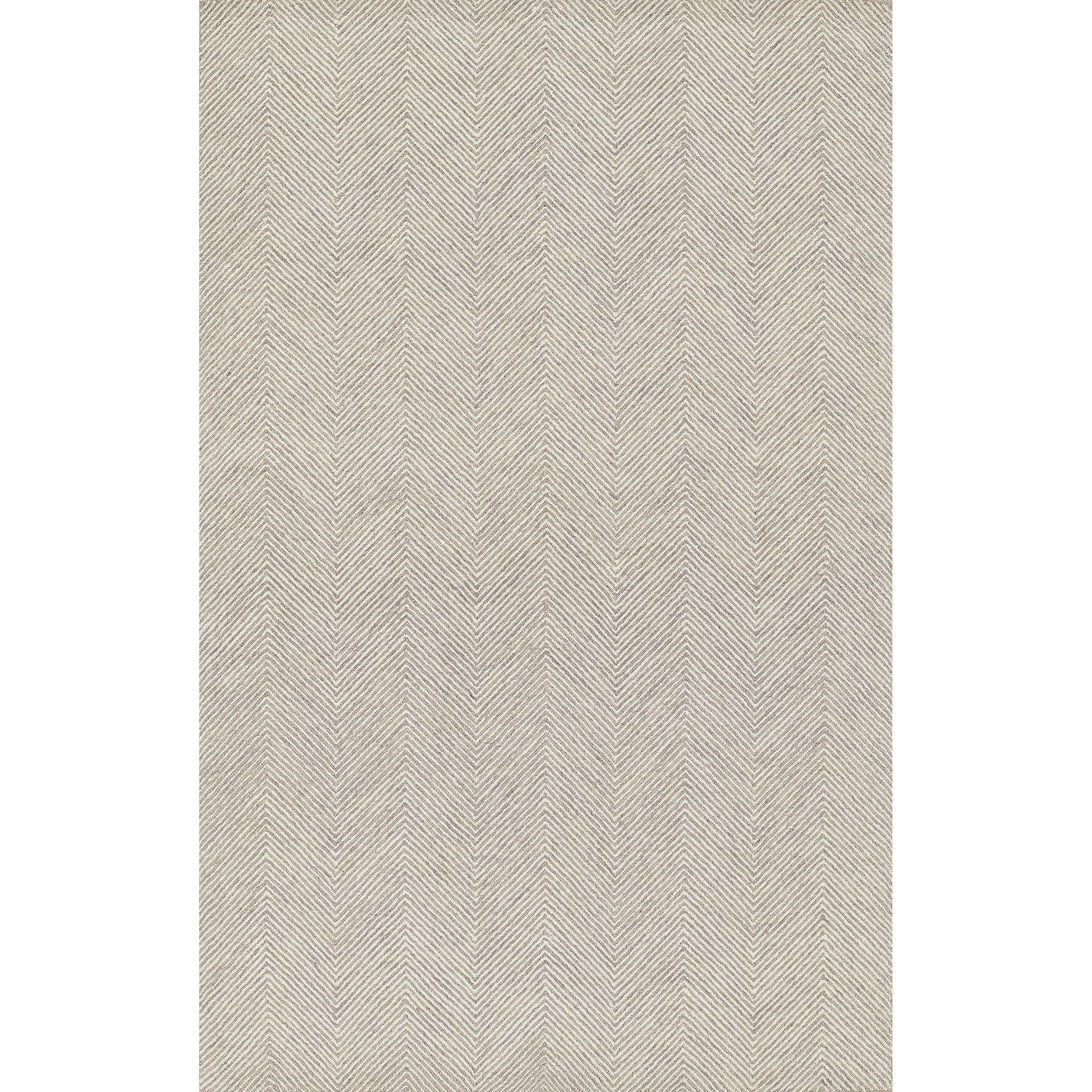 Momeni Charles Wool Hand Tufted Contemporary Indoor Area Rug, Taupe, 3'6" X 5'6"