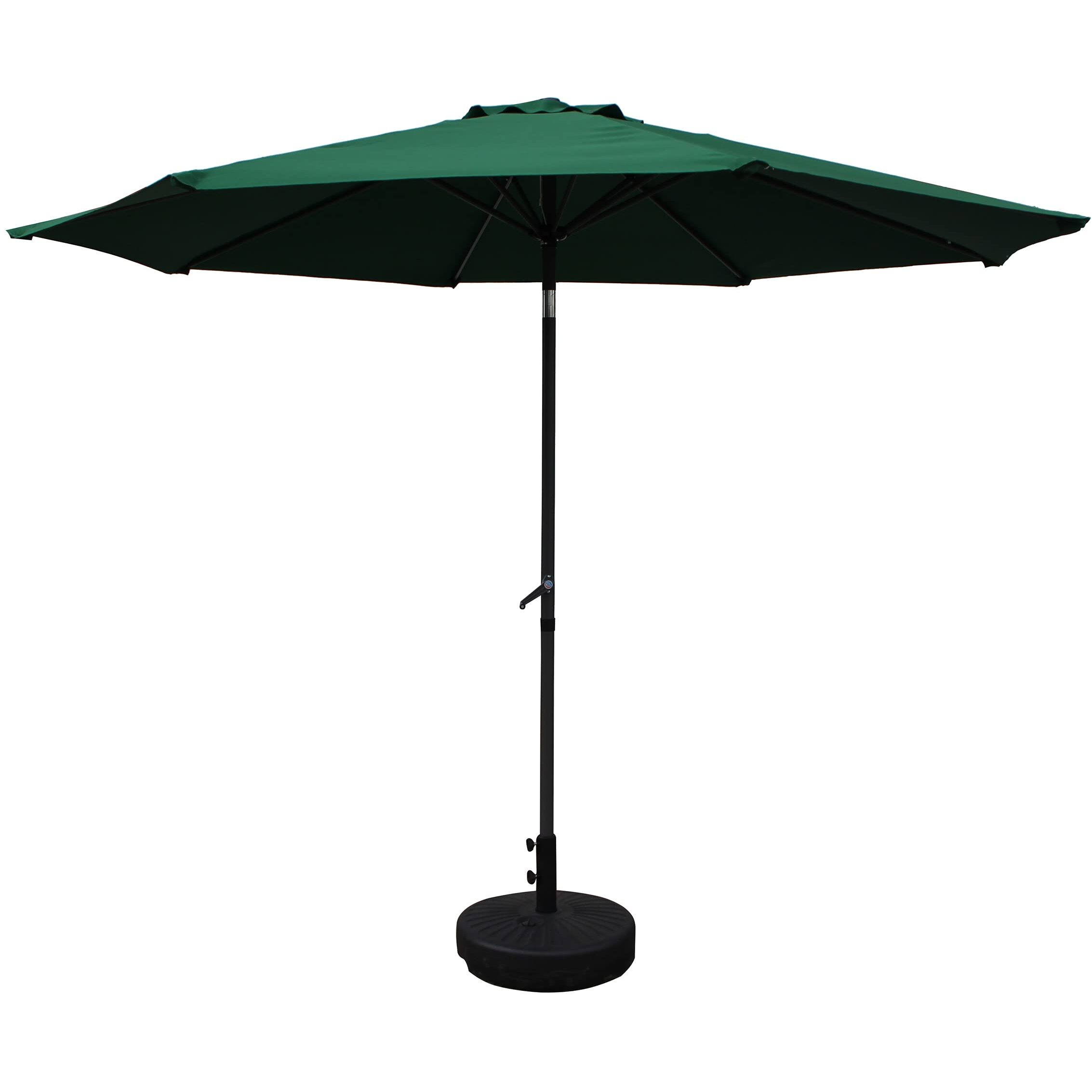 St. Kitts Aluminum 10-foot Patio Umbrella - Forest Green