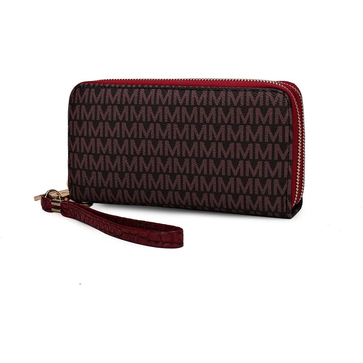 MKF Collection by Mia K. MKF-UM5570RD Noemy M Signature Wallet & Wristlet, Red