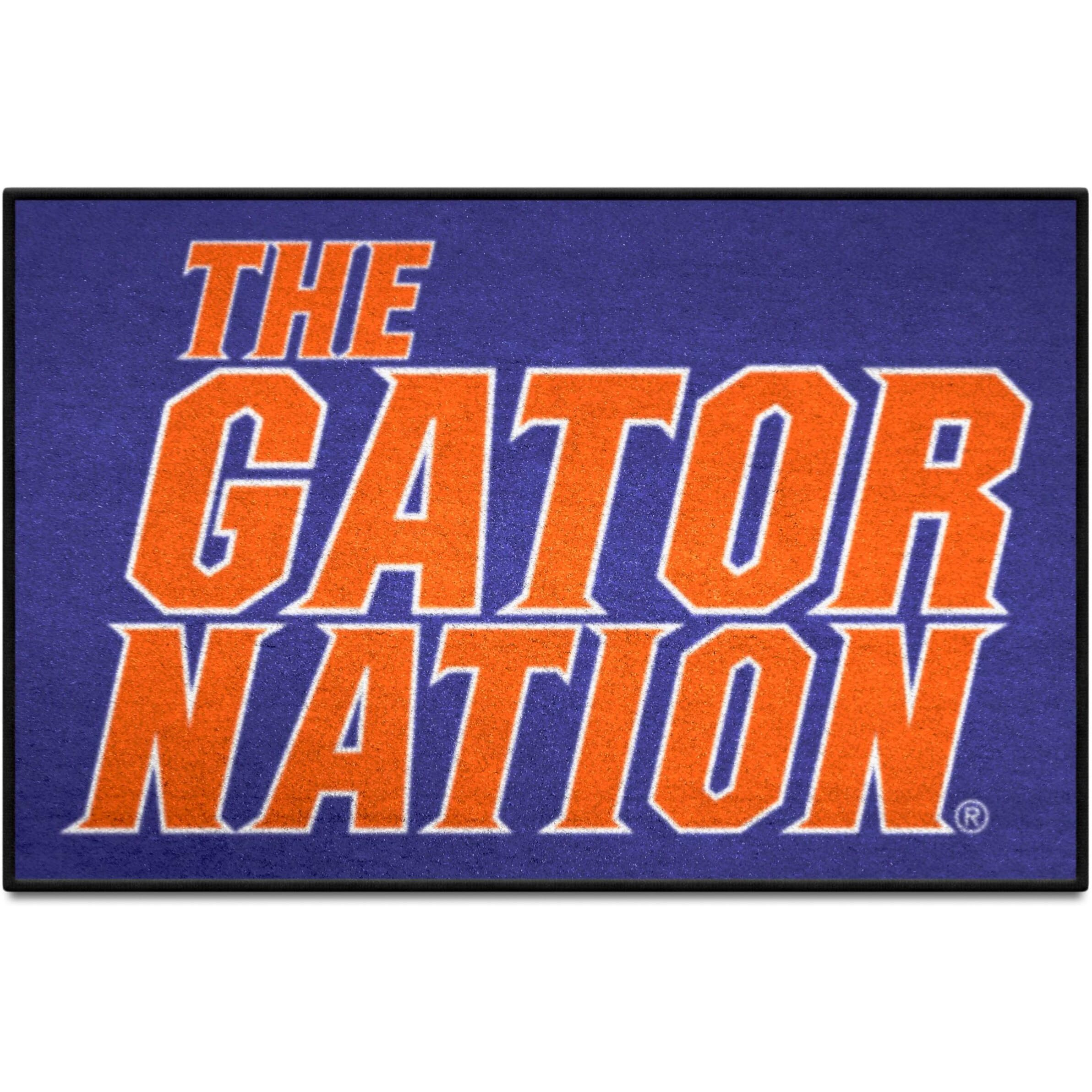 FANMATS 33428 NCAA - University of Florida Starter Mat Accent Rug - 19in. x 30in. Slogan Starter Mat| Sports Fan Home Decor Rug and Tailgating Mat