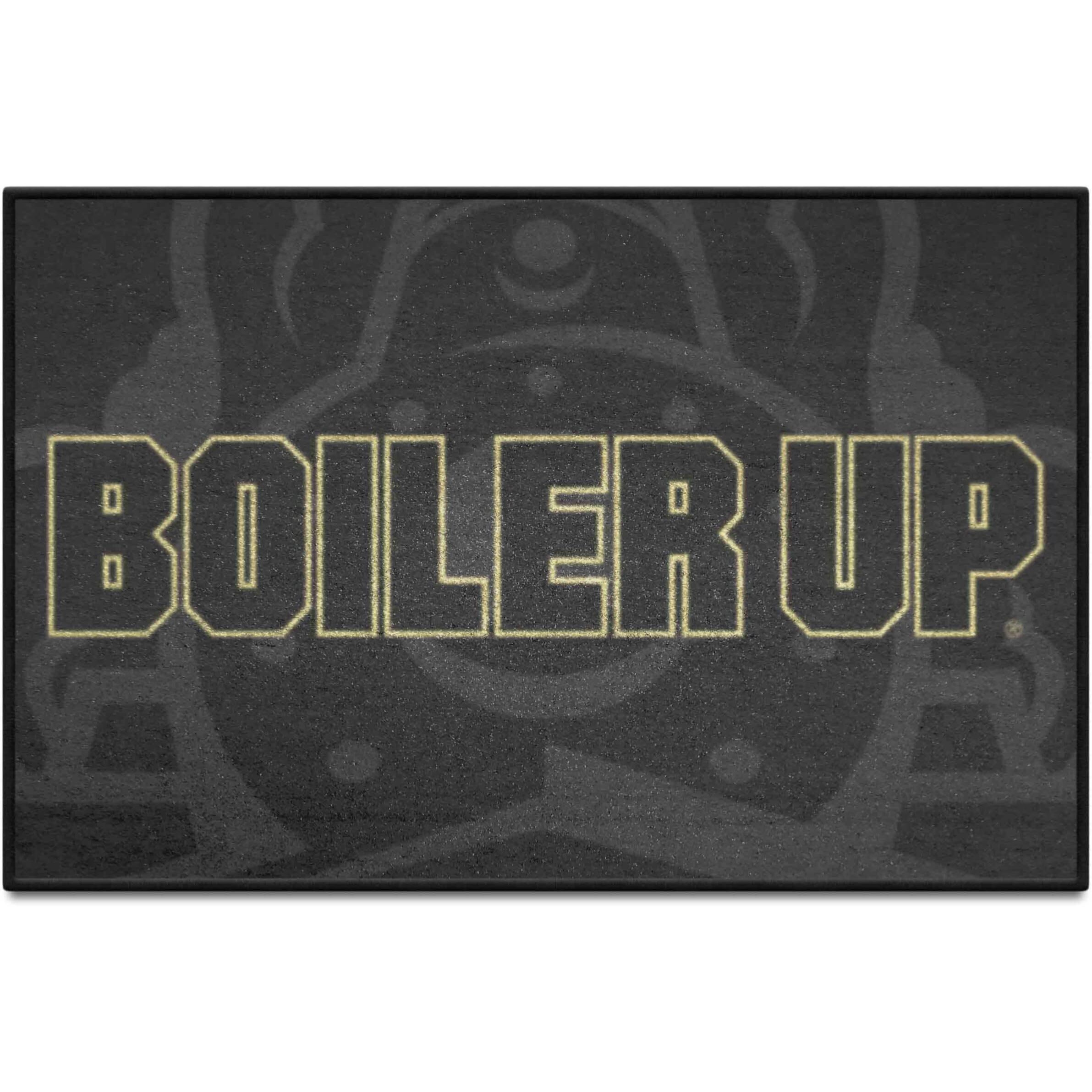 FANMATS 33417 NCAA - Purdue University Starter Mat Accent Rug - 19in. x 30in. Slogan Starter Mat | Sports Fan Home Decor Rug and Tailgating Mat