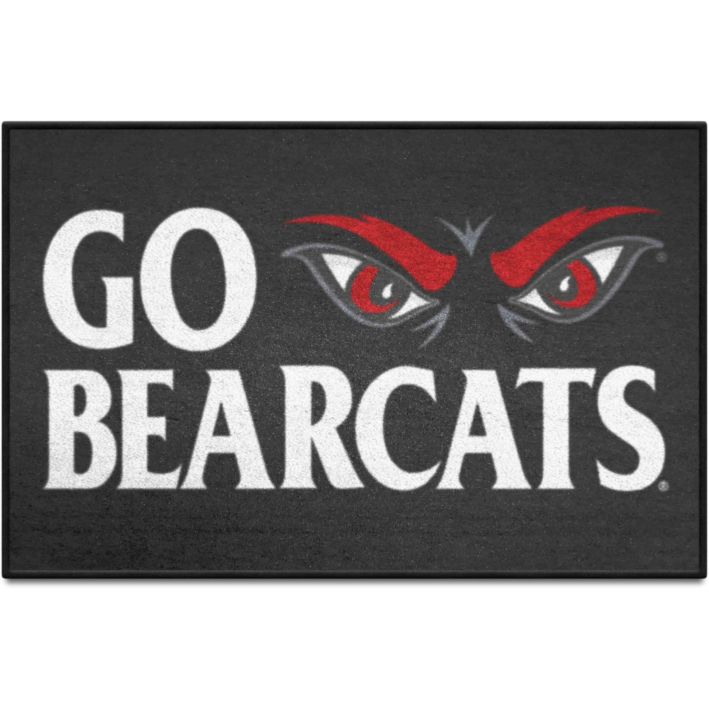 FANMATS 33398 NCAA - Cincinnati Starter Mat Accent Rug - 19in. x 30in. Slogan Design| Sports Fan Home Decor Rug and Tailgating Mat