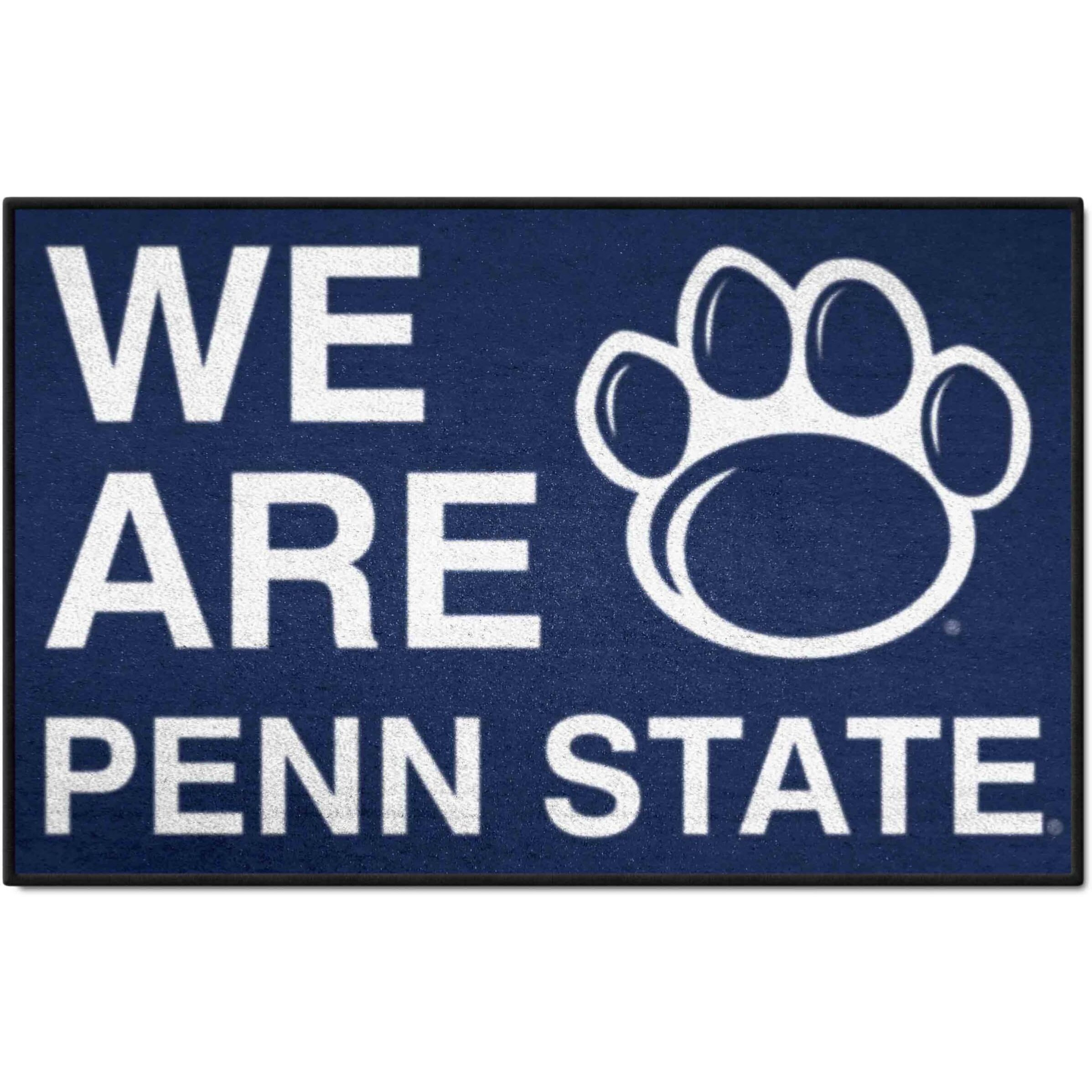 FANMATS 33416 NCAA - Penn State Starter Mat Accent Rug - 19in. x 30in. Slogan Design| Sports Fan Home Decor Rug and Tailgating Mat