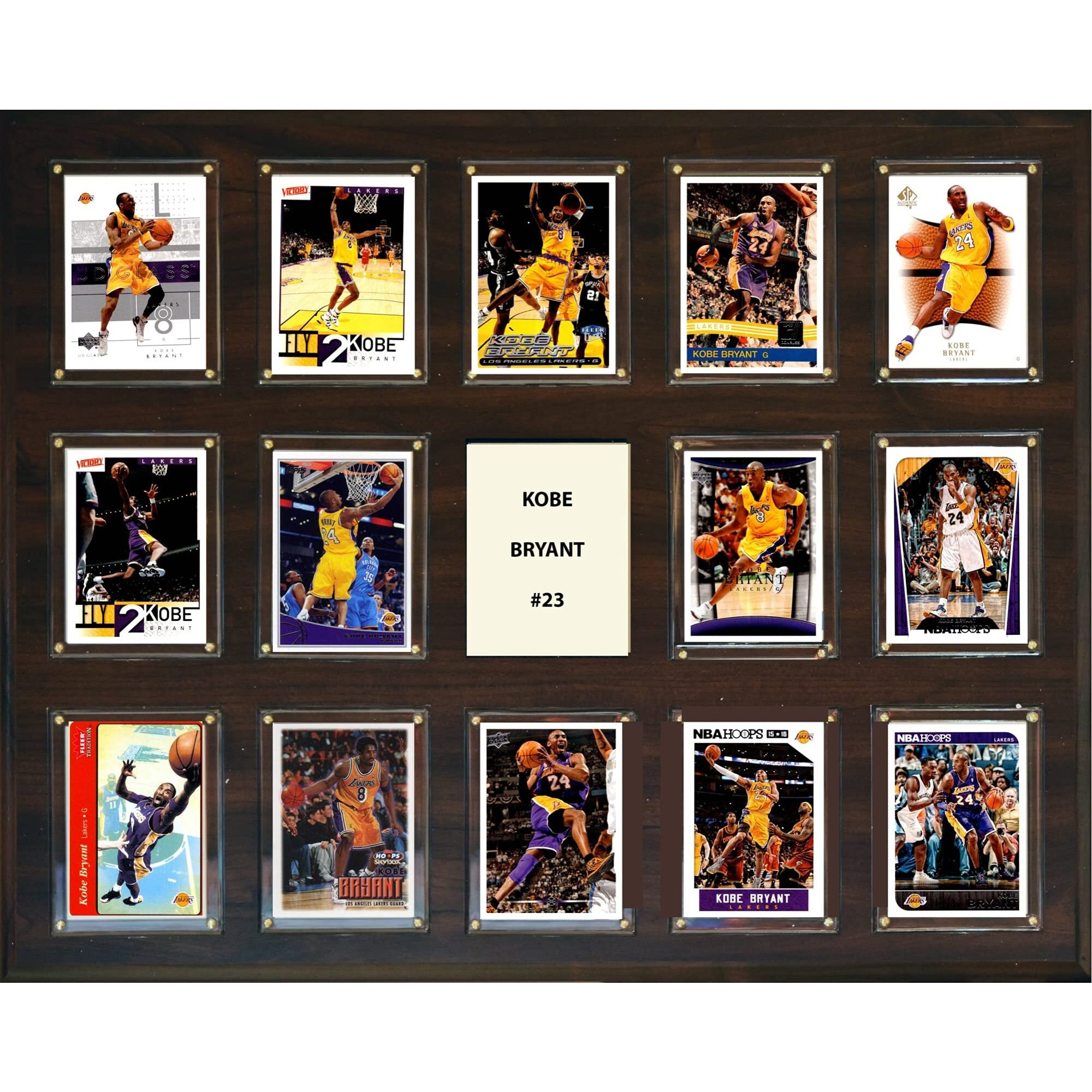 NBA 16&quotx20" Kobe Bryant Los Angeles Lakers 14-Card Plaque