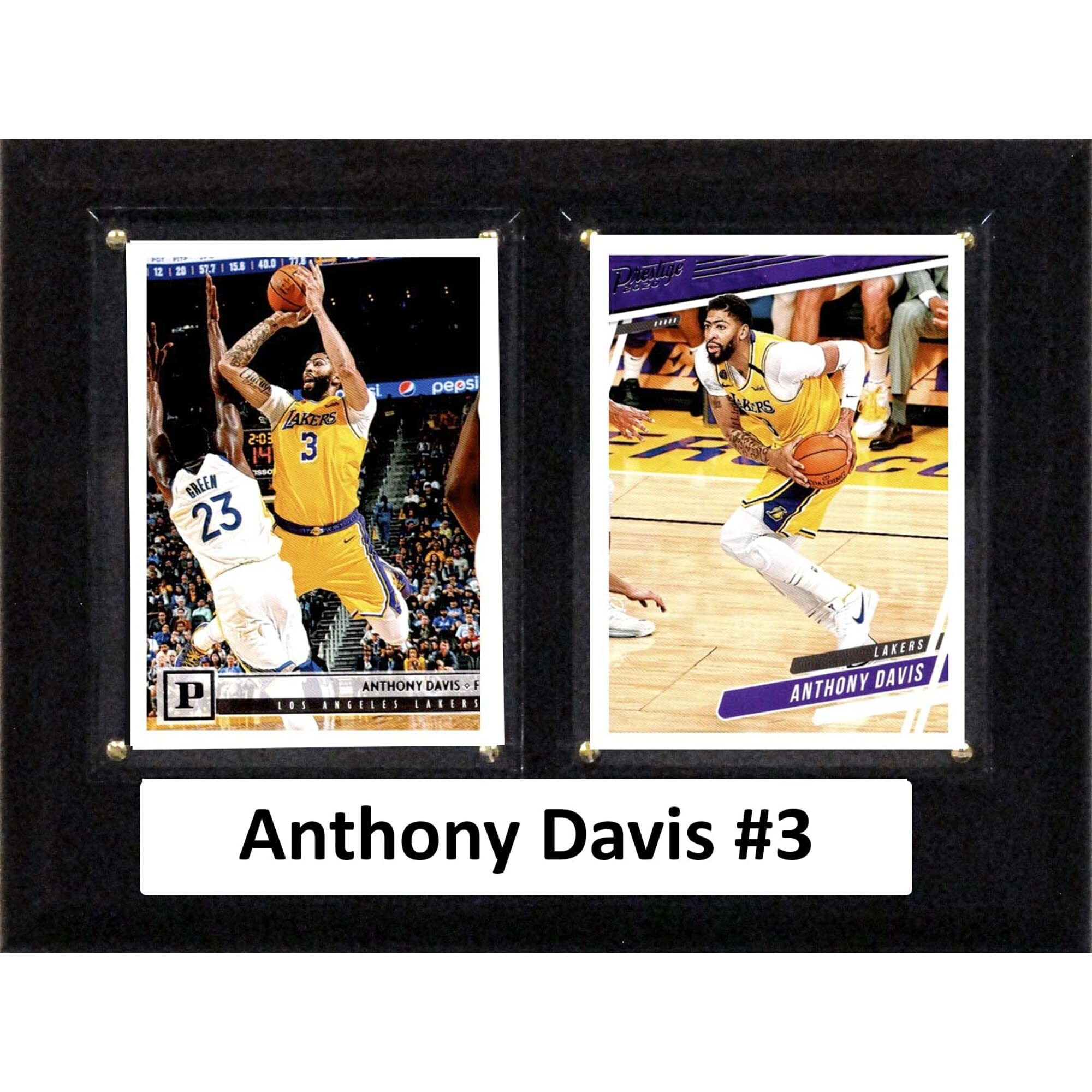 NBA 6&quotX8" Anthony Davis Los Angeles Lakers Two Card Plaque
