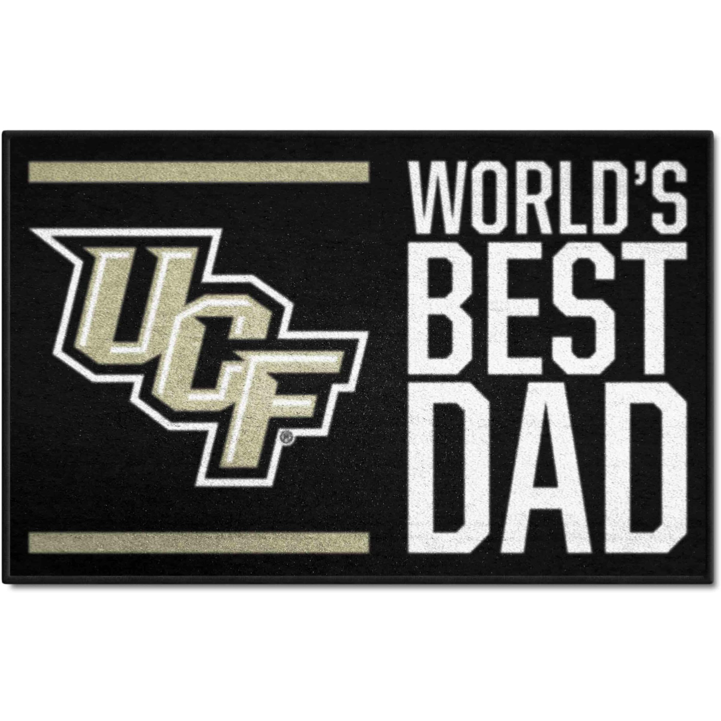 FANMATS 31228 University of Central Florida Starter Mat Accent Rug - 19in. x 30in. | Sports Fan Home Decor Rug and Tailgating Mat World's Best Dad Starter Mat