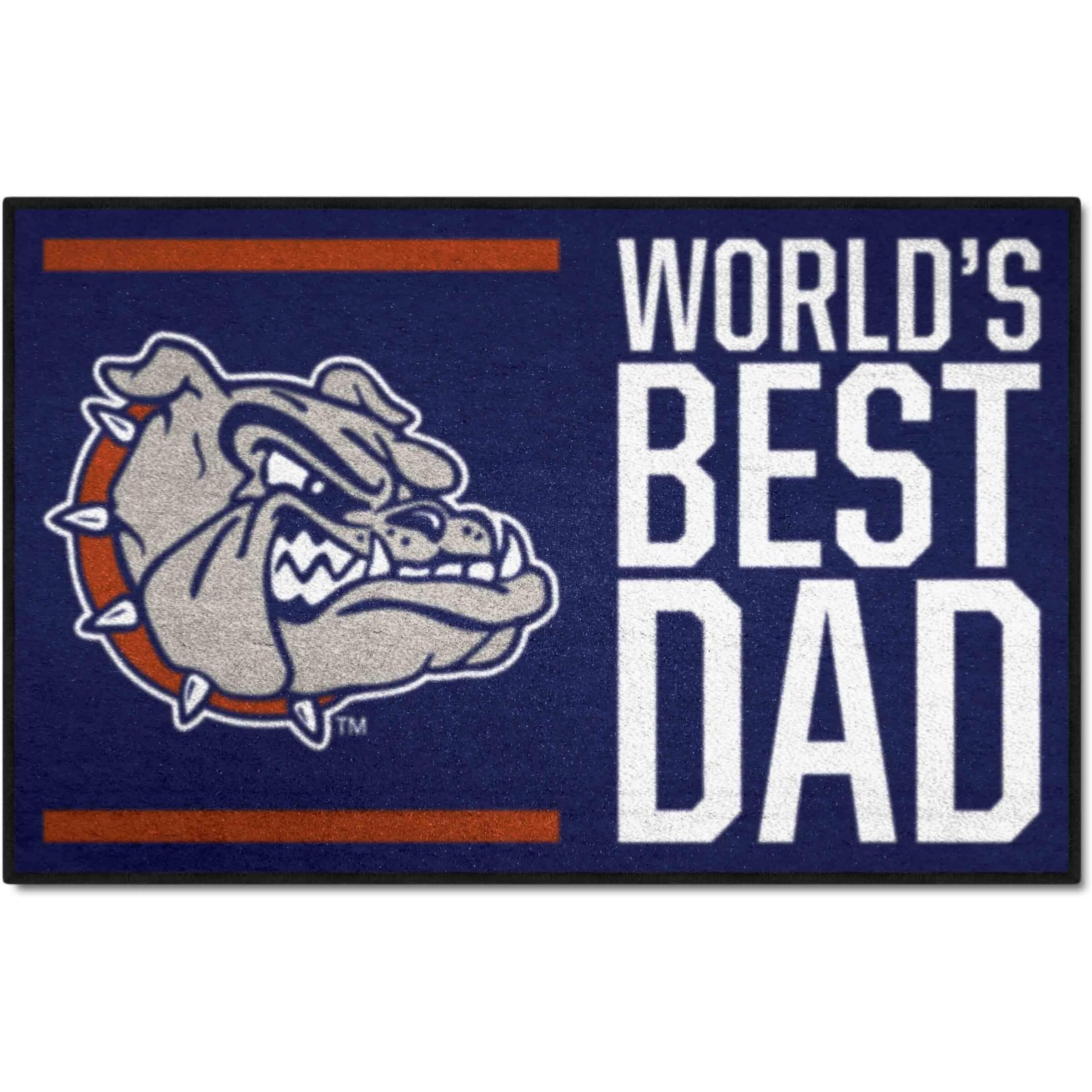 FANMATS 31210 Gonzaga University Starter Mat Accent Rug - 19in. x 30in. | Sports Fan Home Decor Rug and Tailgating Mat World's Best Dad Starter Mat