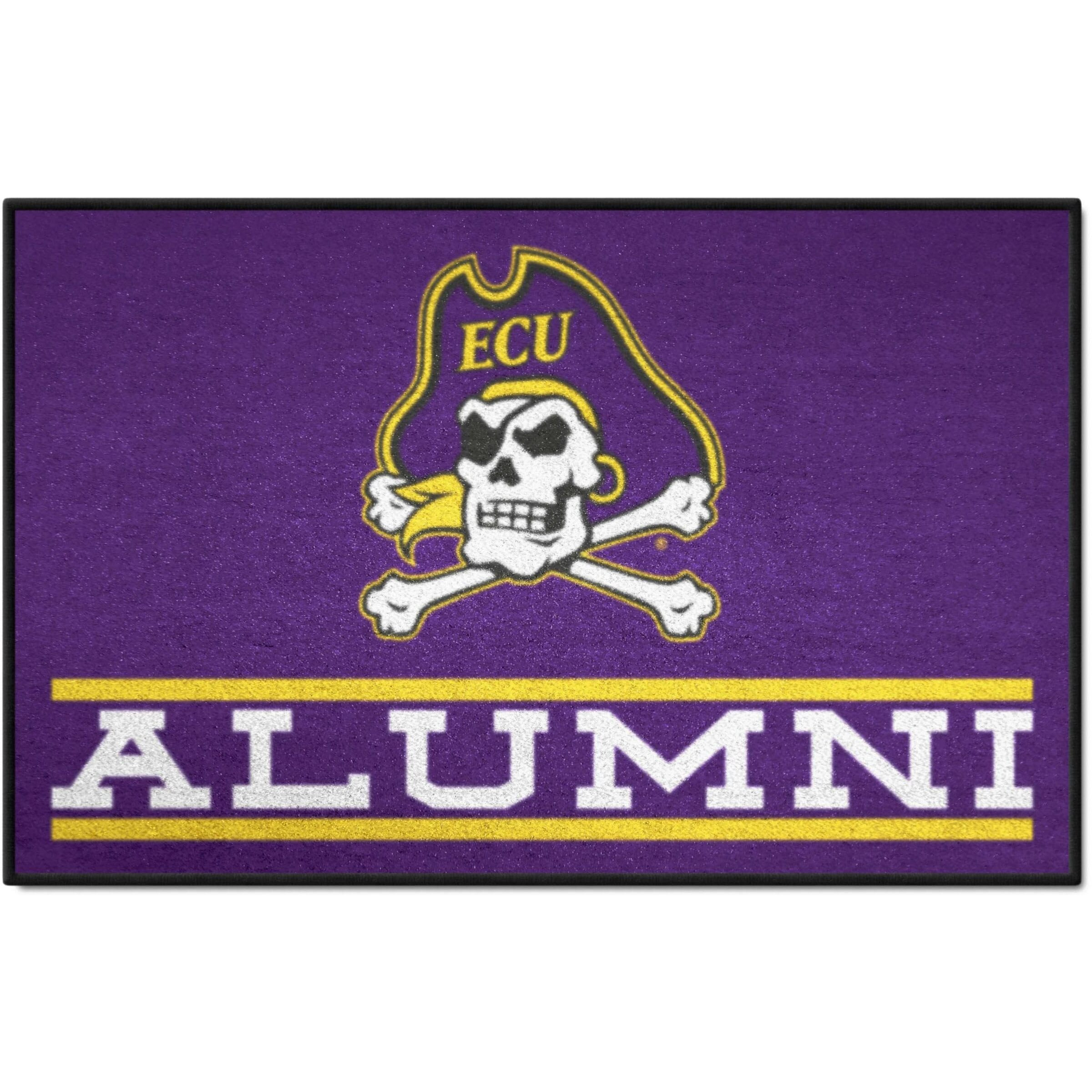 FANMATS 32958 NCAA - East Carolina University Starter Mat Accent Rug - 19in. x 30in. Alumni Starter Mat| Sports Fan Home Decor Rug and Tailgating Mat
