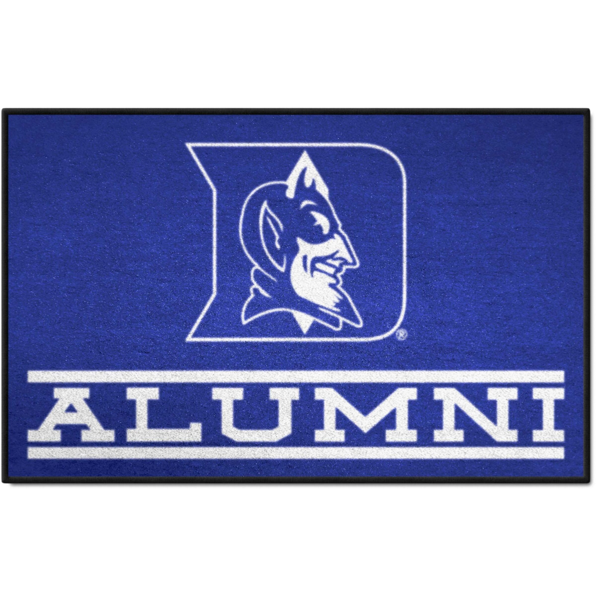 FANMATS 32957 NCAA - Duke University Starter Mat Accent Rug - 19in. x 30in. Alumni Starter Mat| Sports Fan Home Decor Rug and Tailgating Mat
