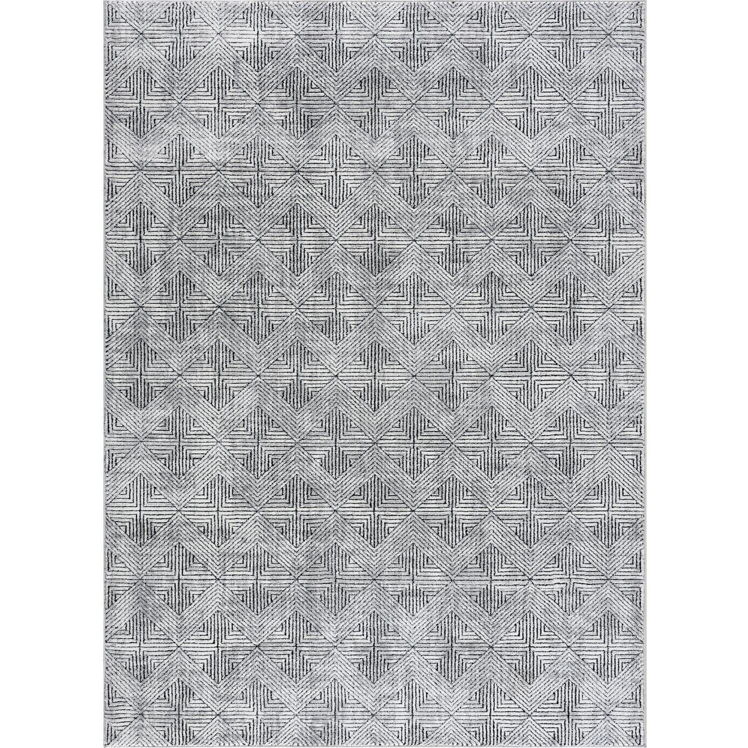 United Weavers Reserve La Luna Black 12'6" x 15 Area Rugs 770 30670 1215