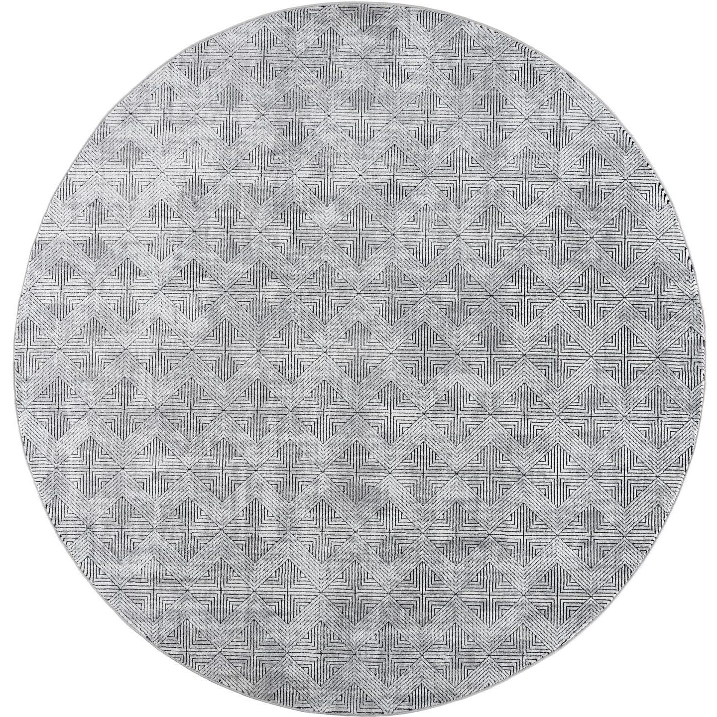 United Weavers Reserve La Luna Black 7'11" x 7'11" Area Rugs 770 30670 88R