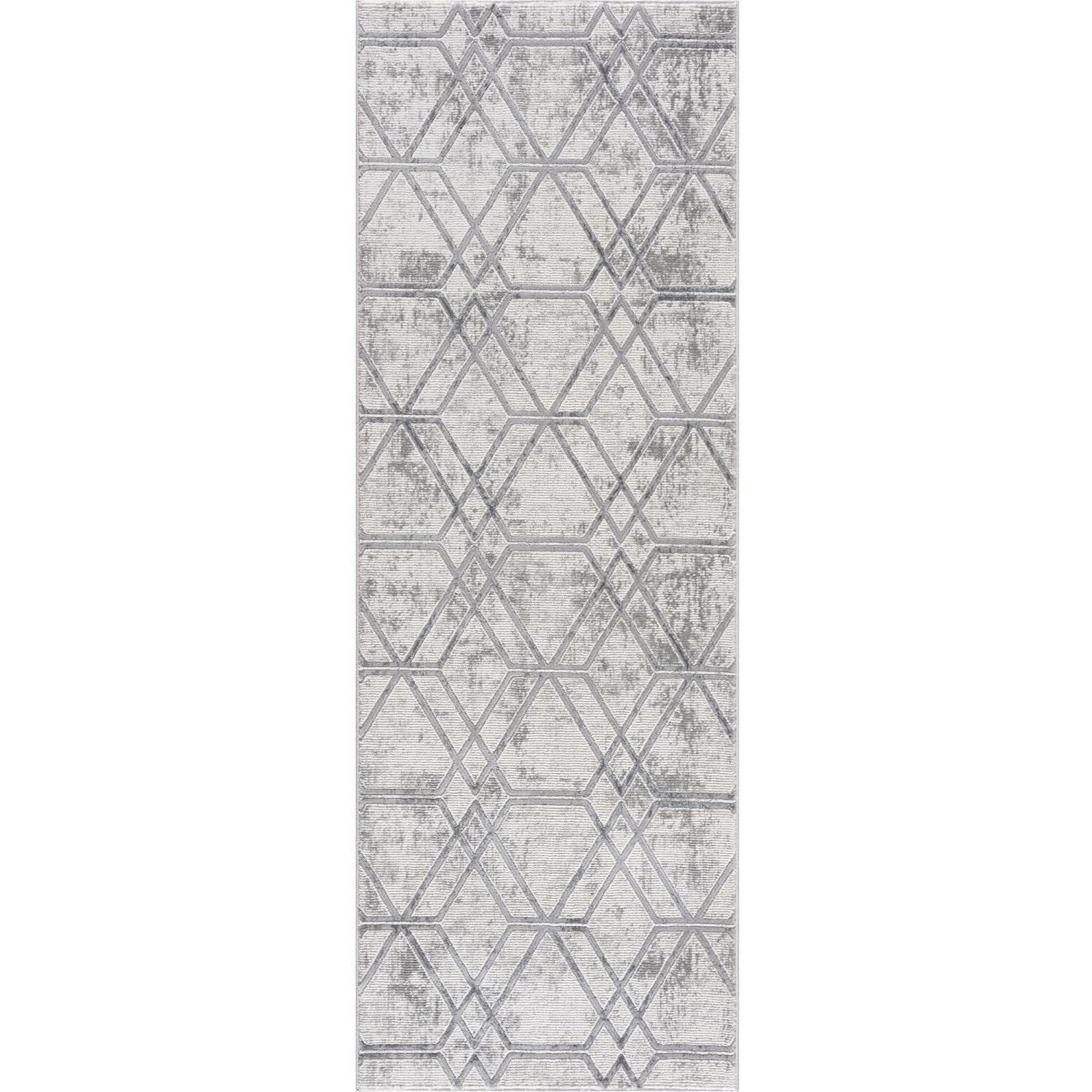 United Weavers Reserve Broadway Grey 2'7" x 7'2" Runner Rug 770 30472 28E