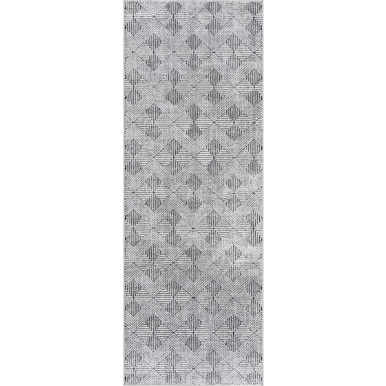 United Weavers Reserve La Luna Black 2'7" x 7'2" Runner Rug 770 30670 28E