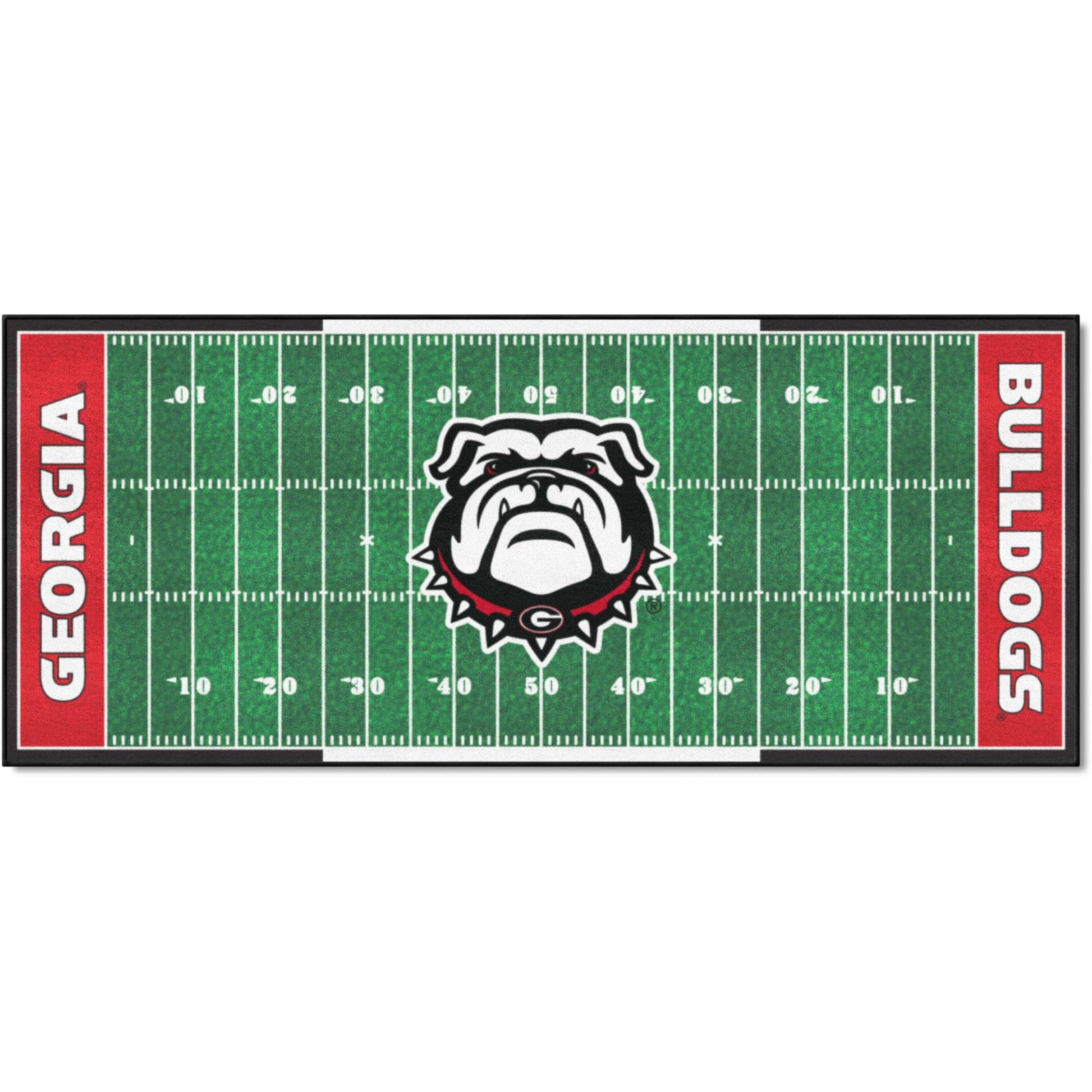 FANMATS 32837 NCAA - University of Georgia Field Runner Mat - 30in. x 72in.