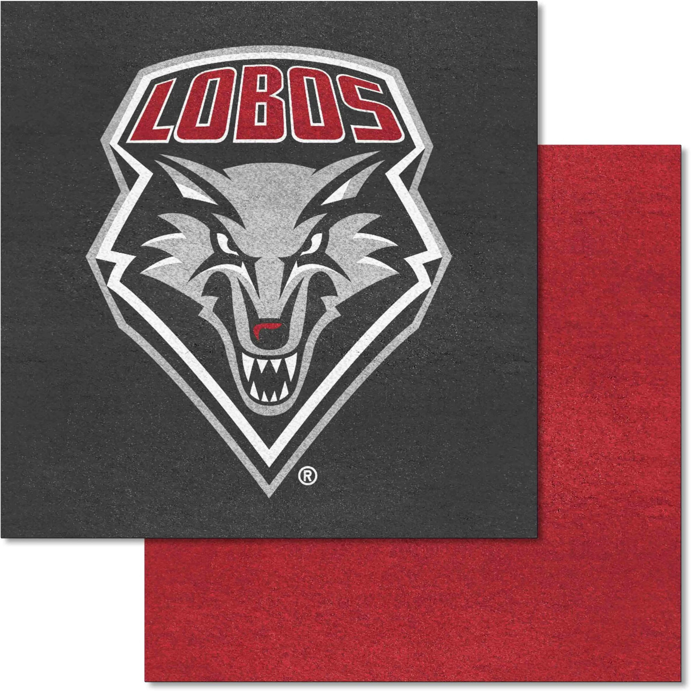 FANMATS 33839 New Mexico Team Carpet Tiles - 45 Sq Ft.