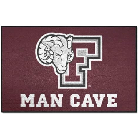 FANMATS 34127 Fordham Rams Man Cave Starter Mat Accent Rug - 19in. x 30in.