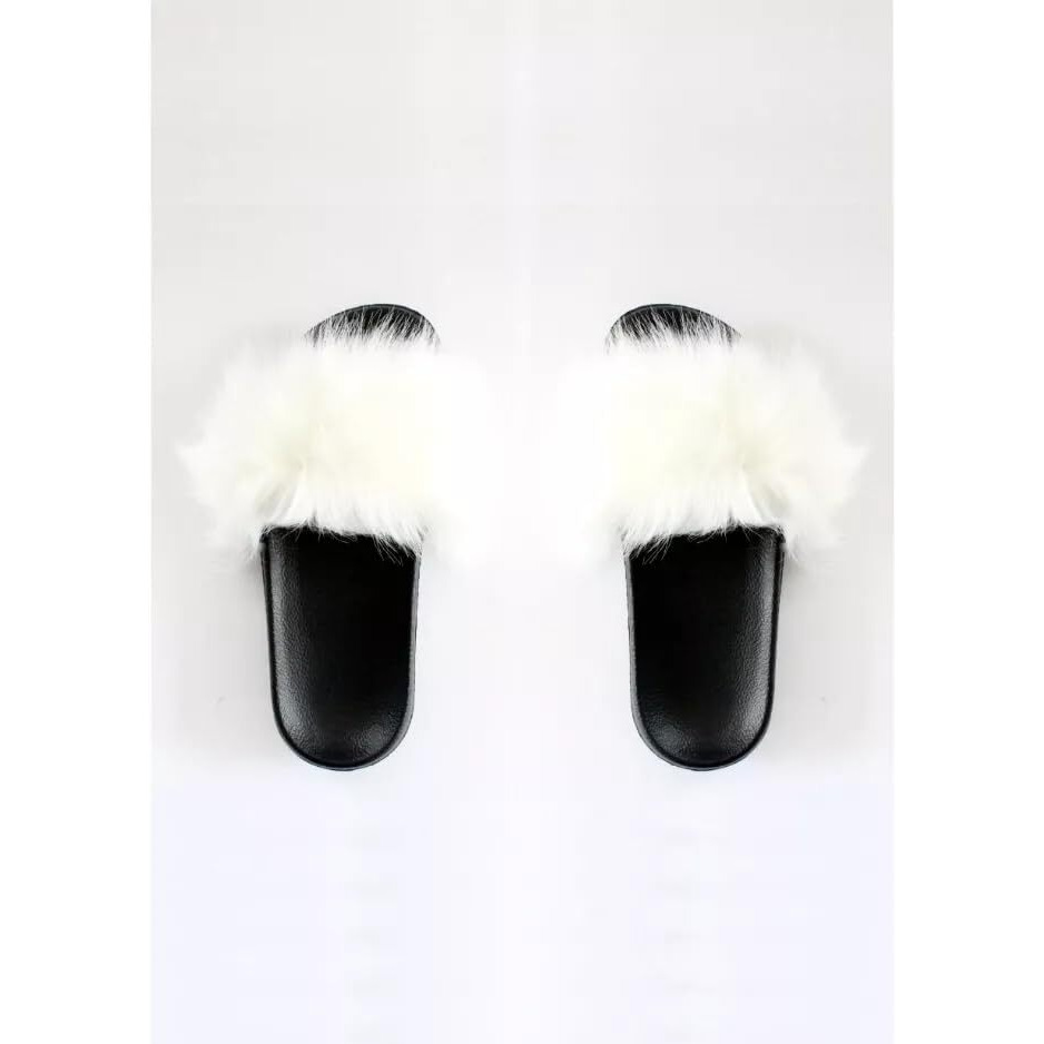 Coulter Collective LLC, creators of Knotty Accessories and Sweat Active Faux Fur Slides White