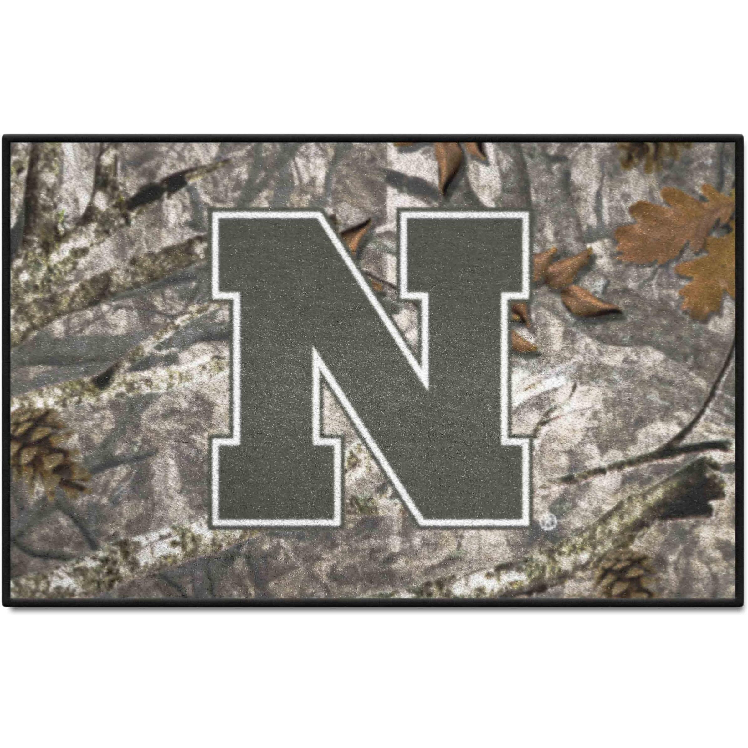 FANMATS 33957 Nebraska Cornhuskers Camo Starter Mat Accent Rug - 19in. x 30in.
